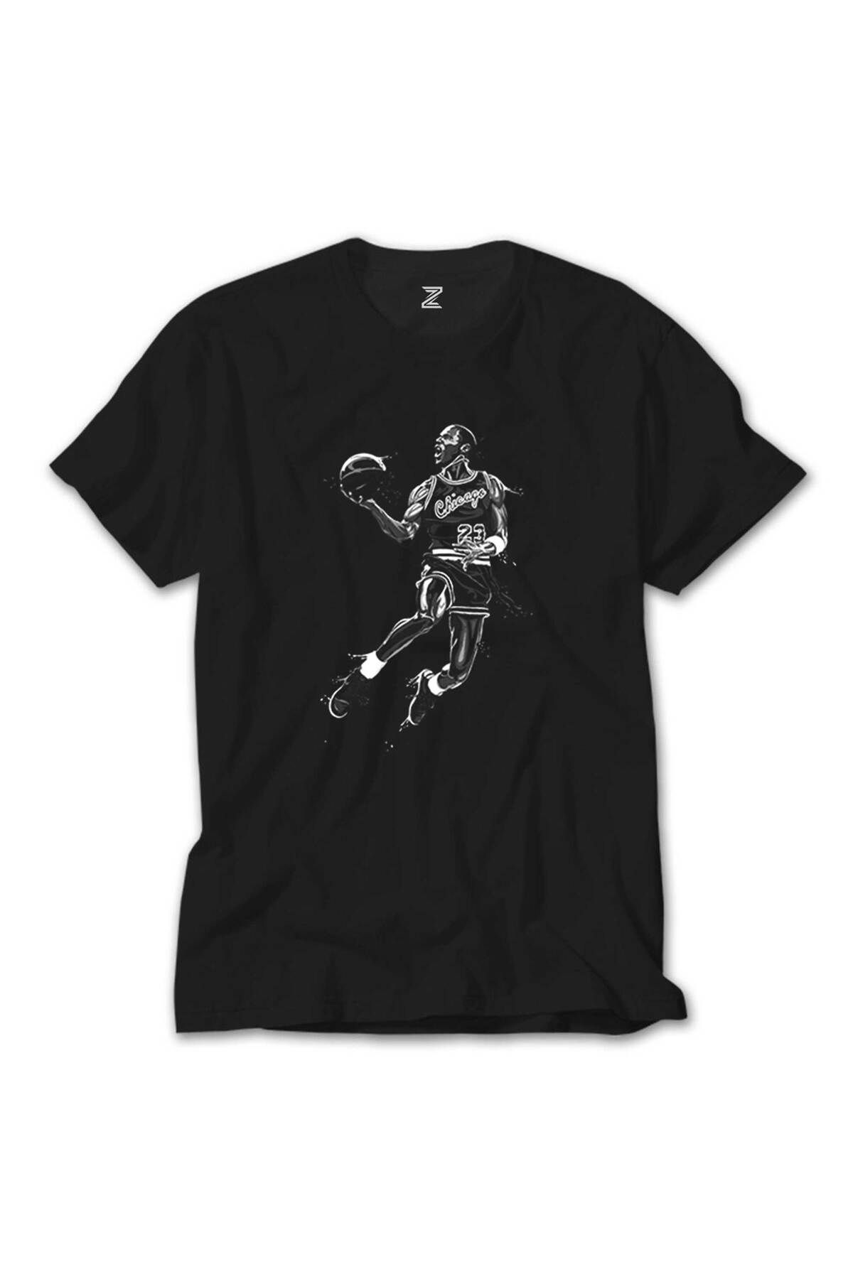 WAKHA Michael Jordan Black Siyah Tişört