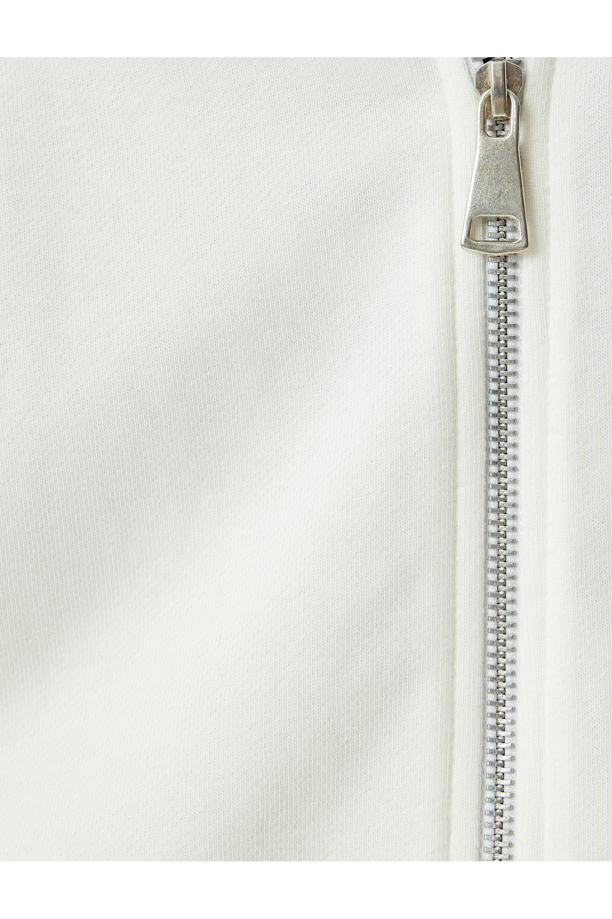 Koton  Uzun Kollu Üç İplik Pamuklu Fermuarlı Kapşonlu Sweatshirt - Görsel 6