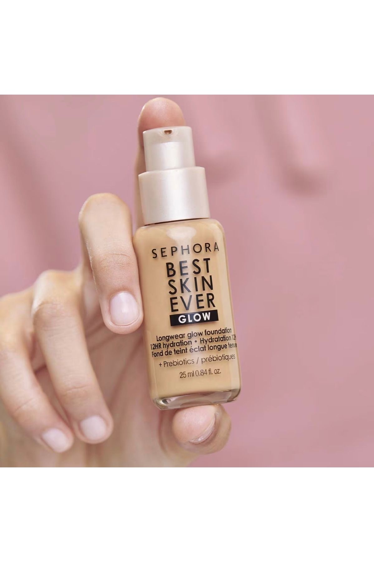 SEPHORA Best Skin Ever Glow - فونداسیون 25 میلی لیتری طبیعی، درخشان - برای انواع پوست