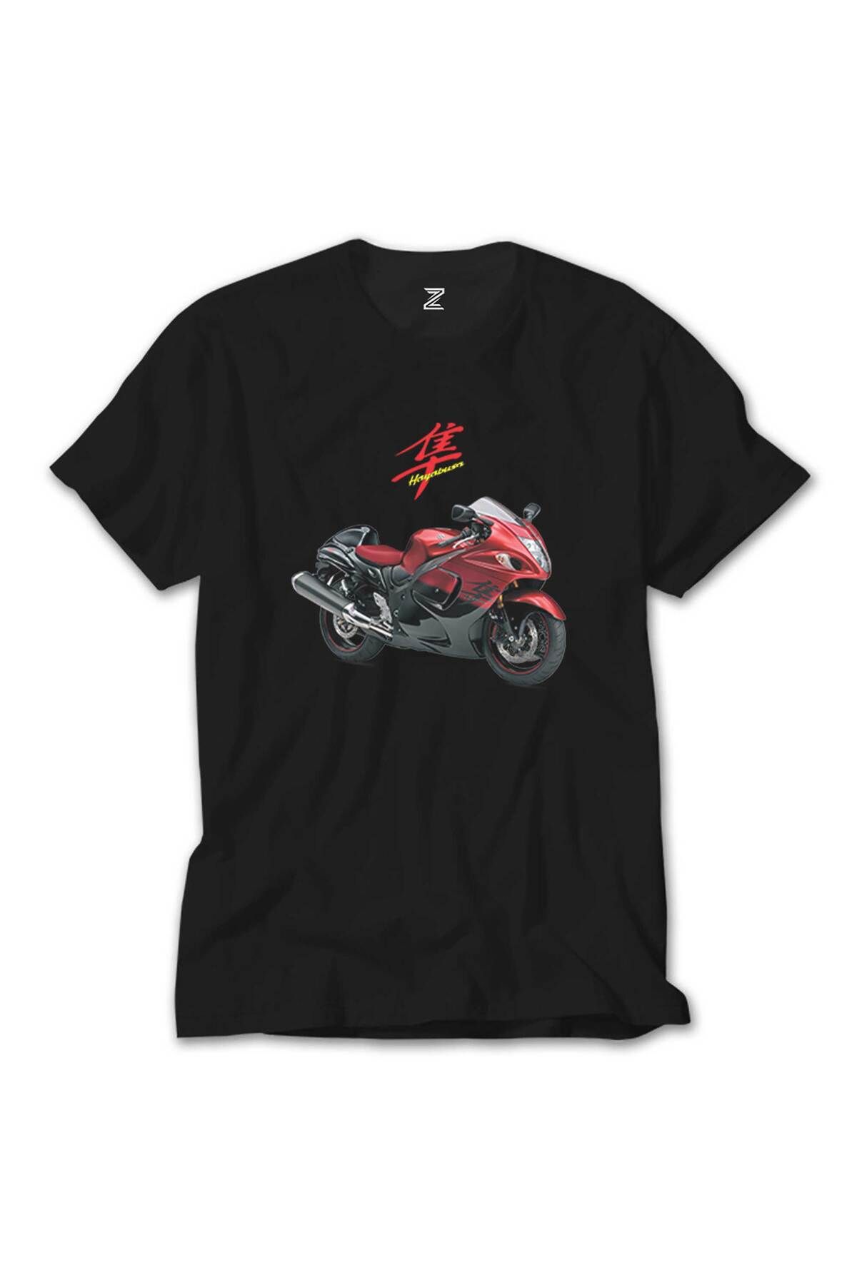 WAKHA Suzuki Hayabusa GSX R 1300 Siyah Tişört