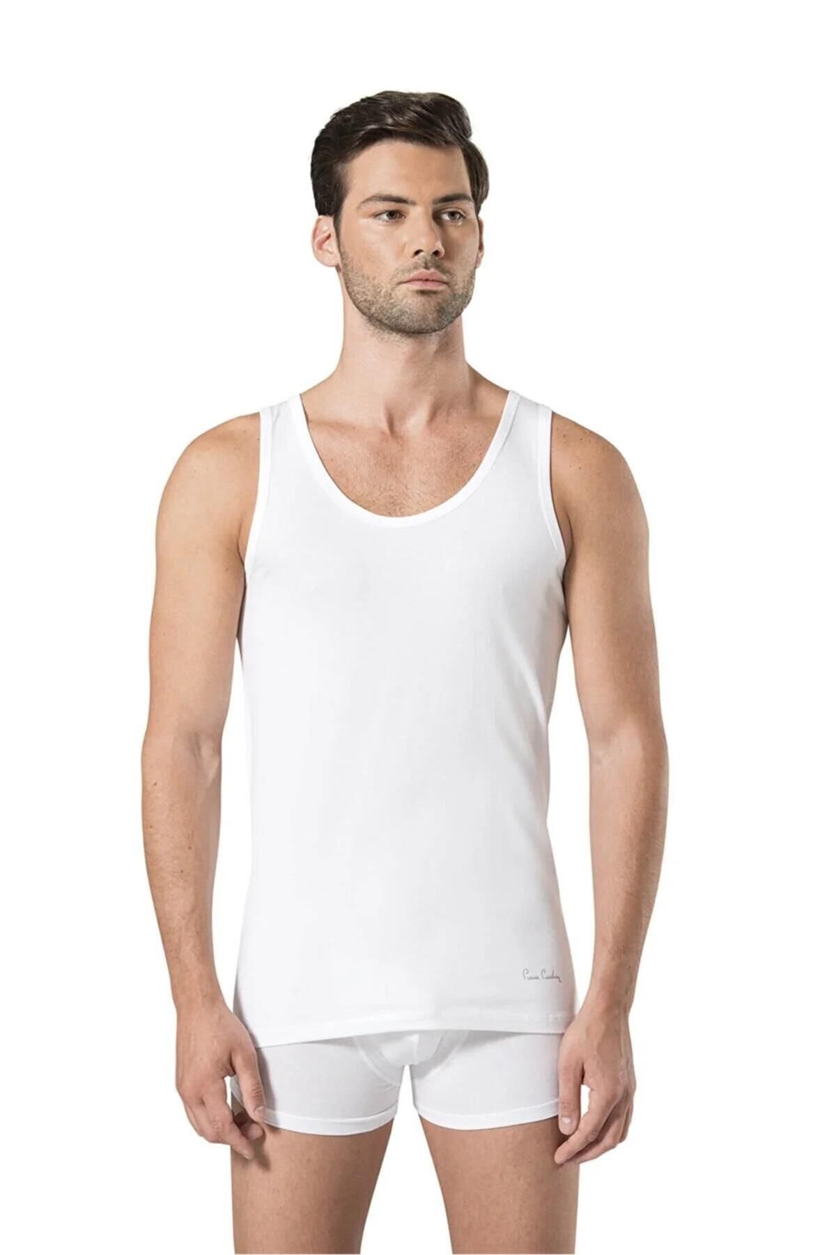 Pierre Cardin 10 Adet Erkek Modal Atlet %47 Modal, %47 Pamuk, %6 Elastan