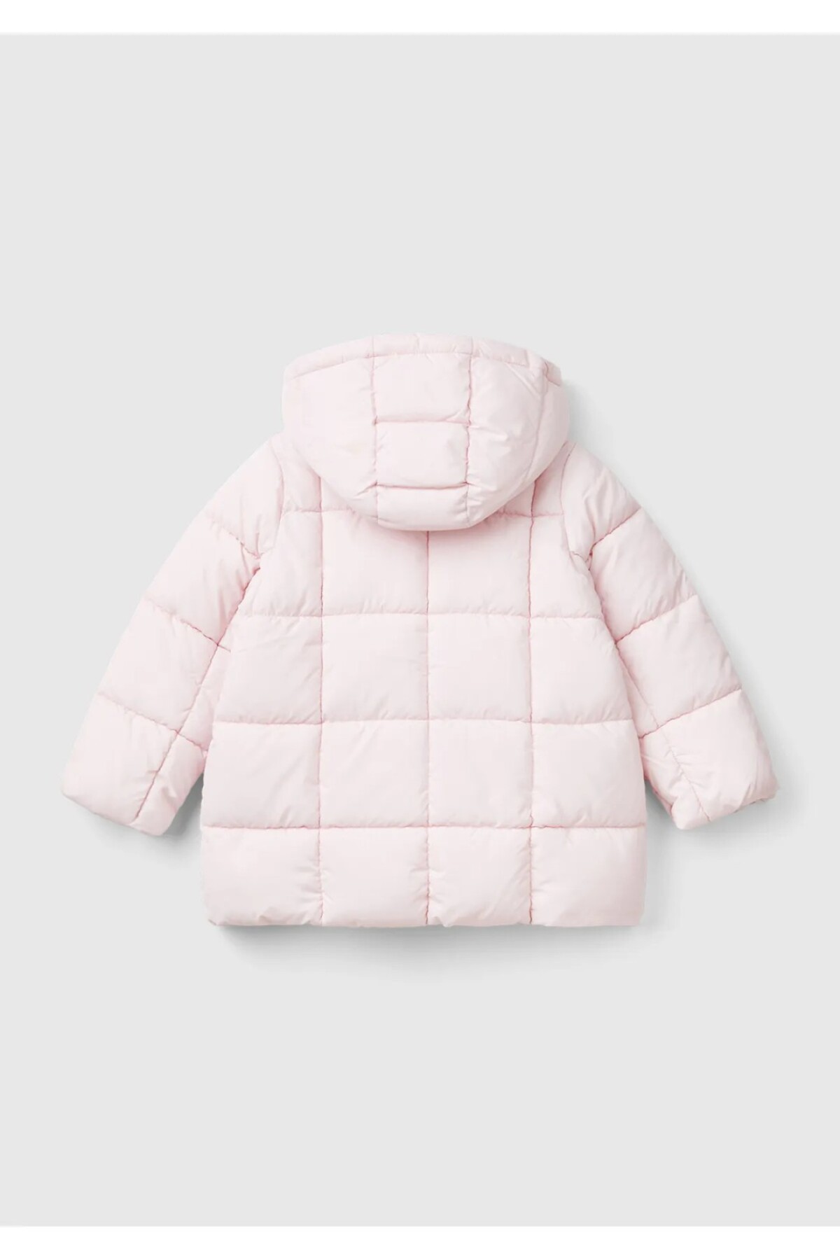 Benetton Kız Bebek Mont 2024 YILI KIŞ SEZONU 2WU0GN01H-24K fotoğrafı 2 (önizleme)