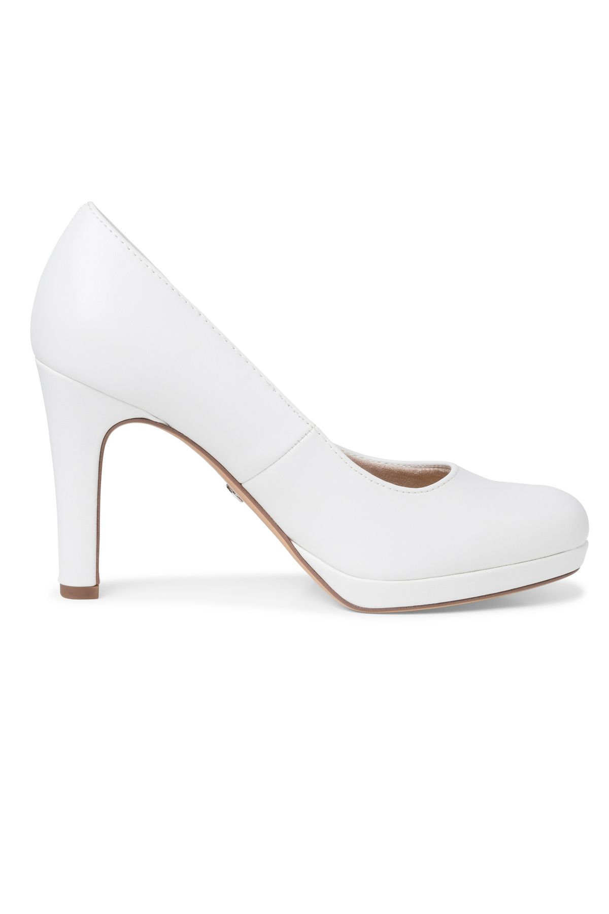 Tamaris-Damen Klassische Pumps 1-22426-20 Weiß 140 White Matt Kunstleder mit TOUCH-IT 5