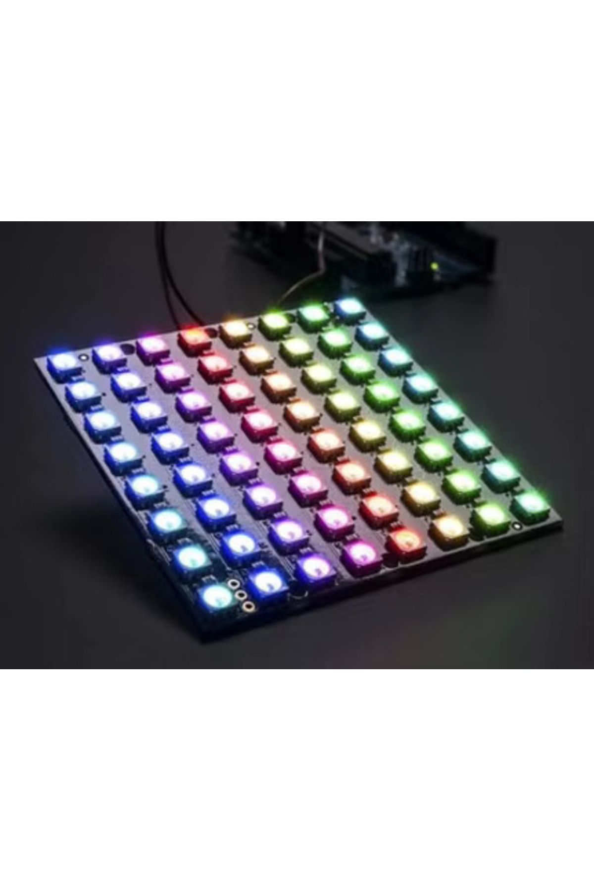 Sensör Modül-WS2812 LED 5050 RGB 8x8 64 بت وحدة مصفوفة LED 2