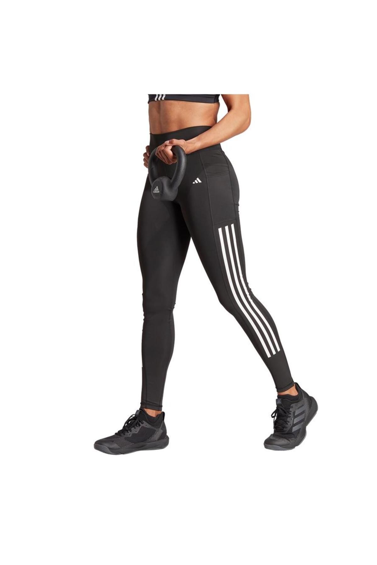 adidas-Optime 3-striped Full Cuffed Leggings - IT9105 3