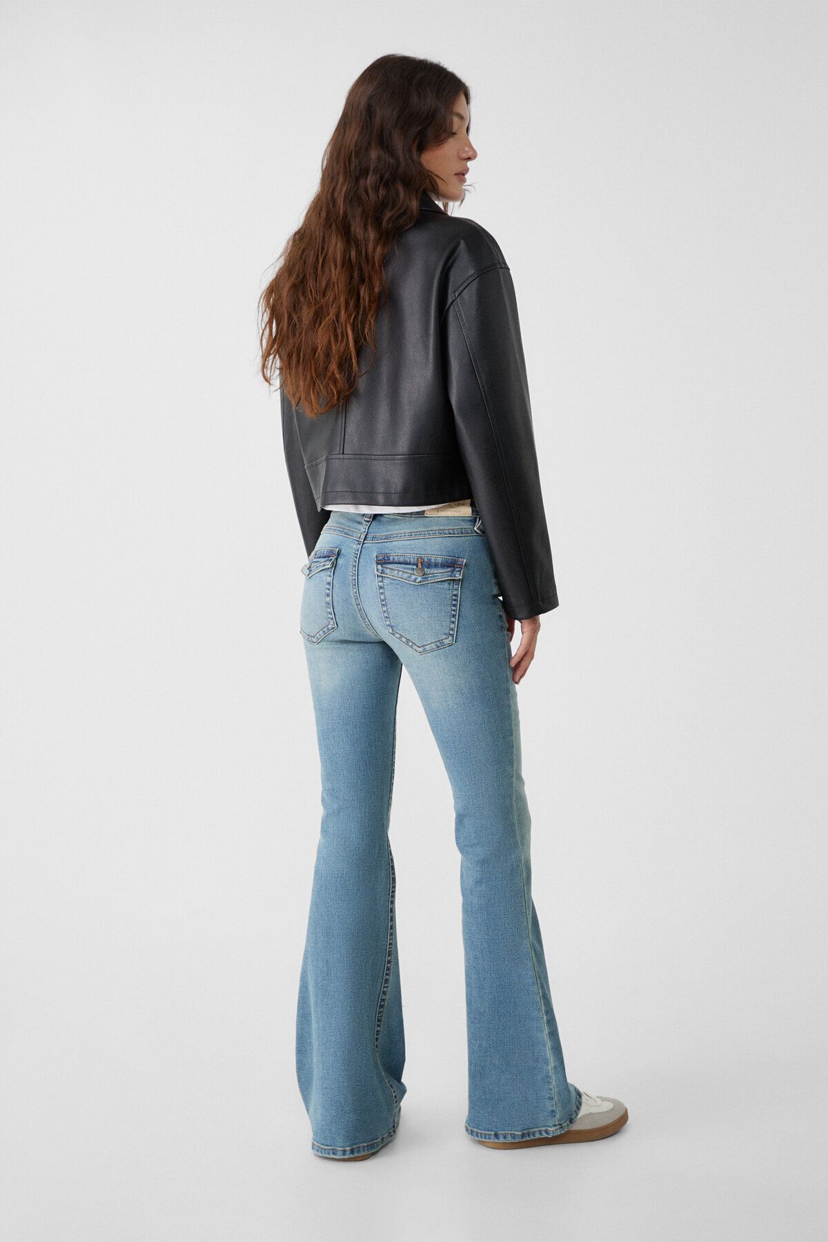 Stradivarius-D04 low rise flared jeans 3