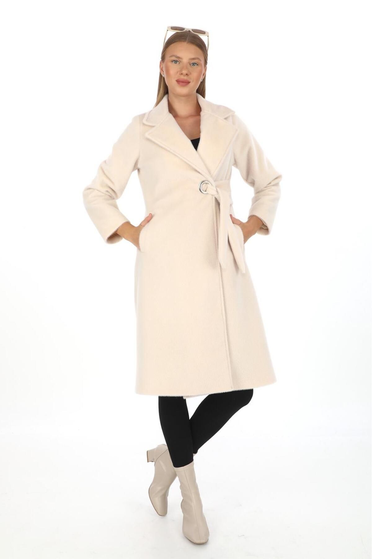 GLR&GYM-Ruzi̇ye Women's Young Tie Fox Coat 2