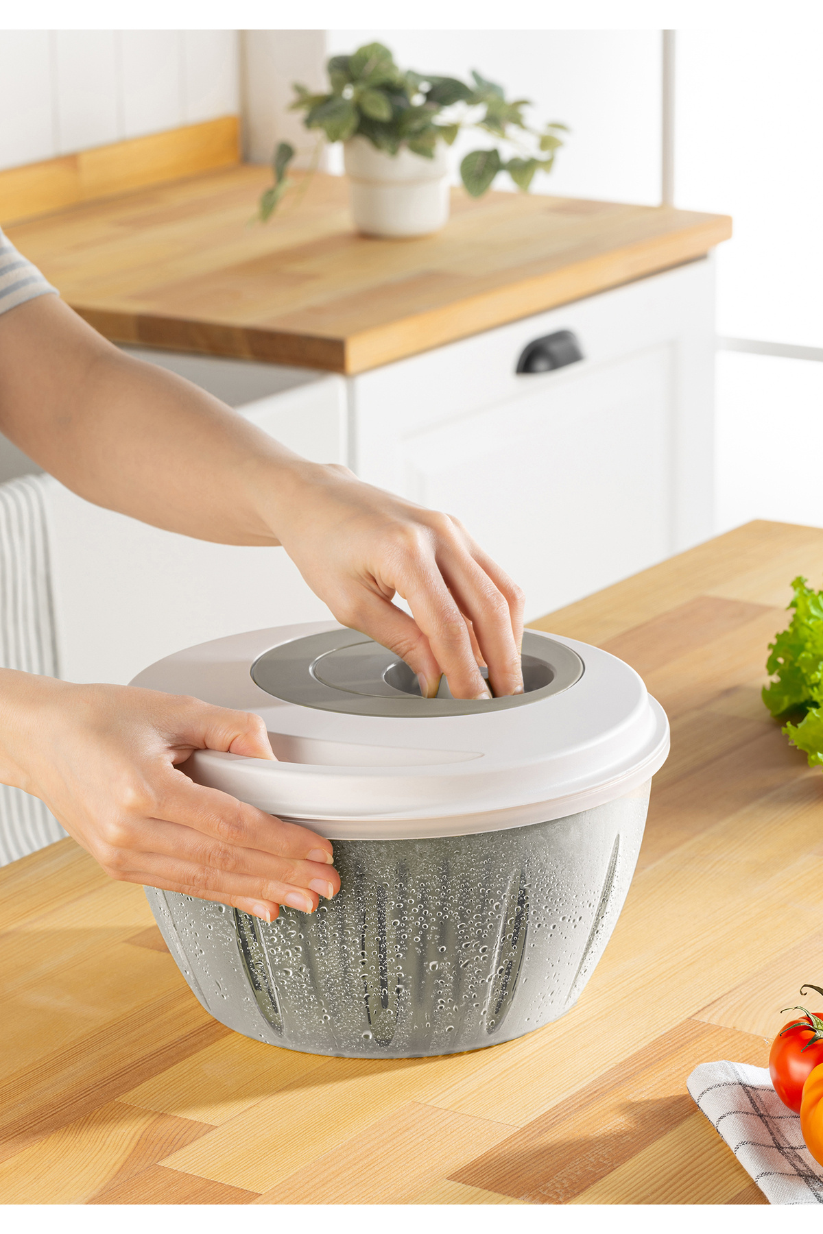 HOMİNG Homing Süper Salata Kurutucu Gri 241674