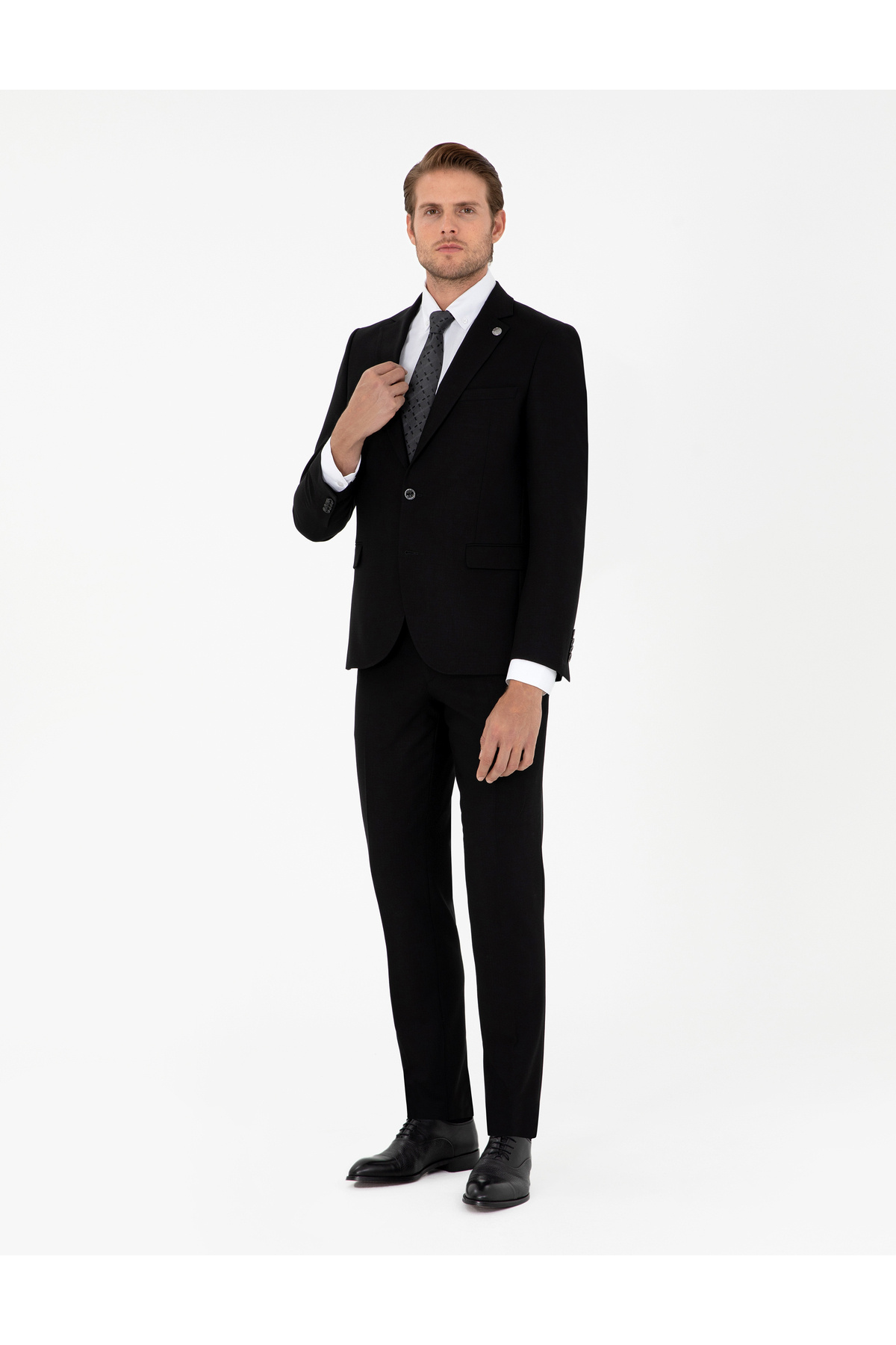 پیر کاردین سابق سیاه. Slim Fit Suit 50292223-VR046
