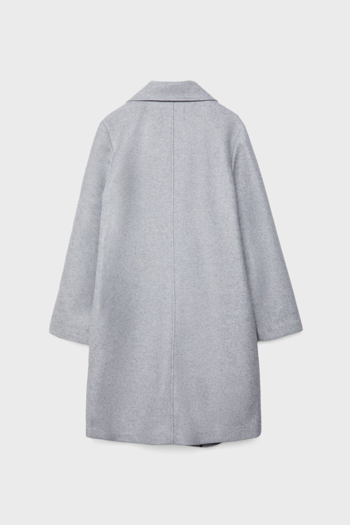 Stradivarius-Soft-touch button-up midi coat 6