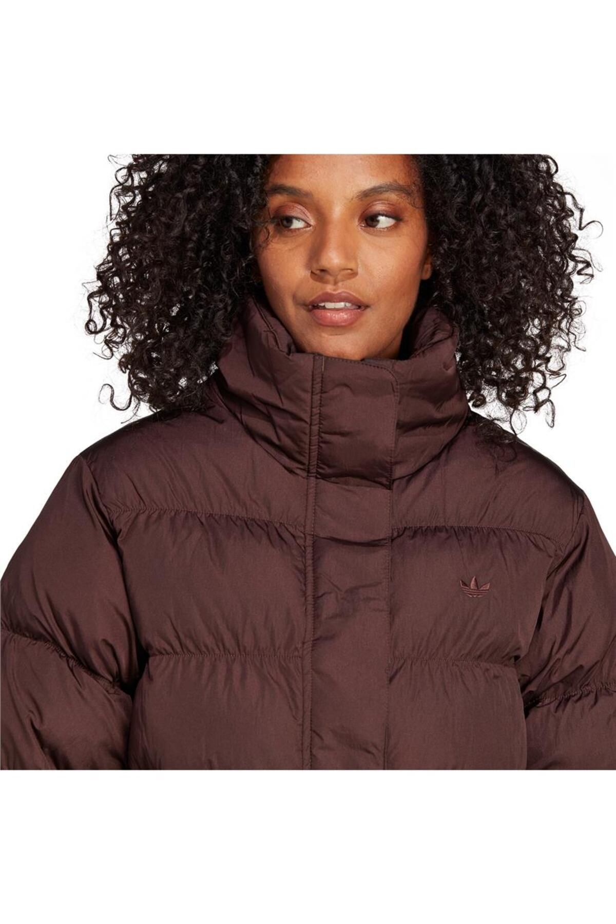 adidas-Vegan Women's Brown Coat (IJ8235) 7