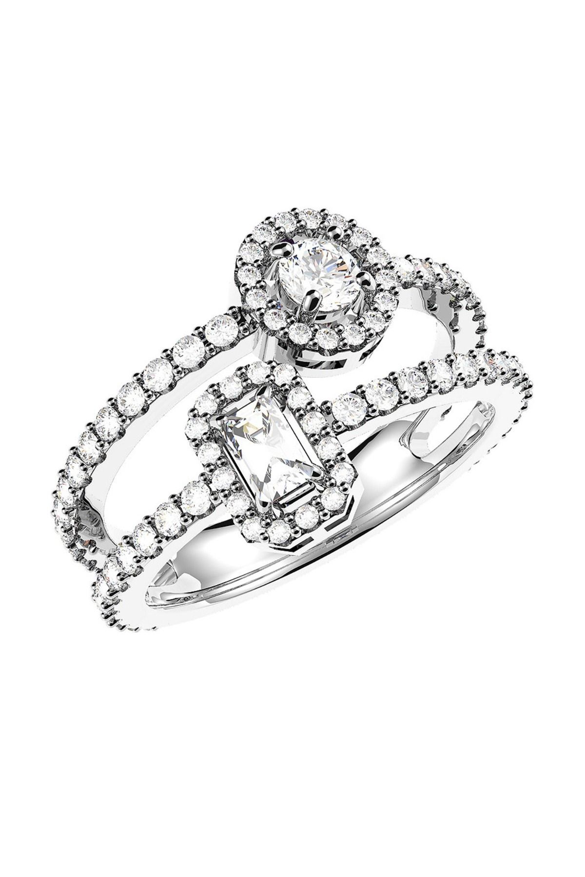 Michael Kors-Hochwertiger 925 Sterling Silber Ring Mkc1725cz040 1