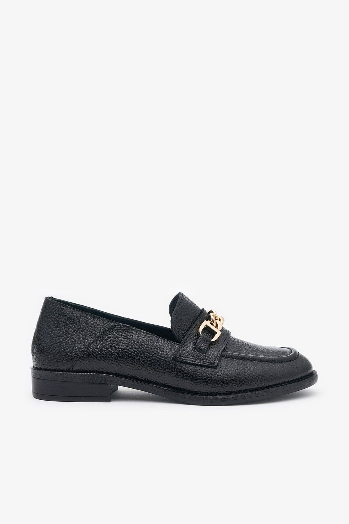 Louis Cardy-Danica Black Genuine Leather Women's Loafer 1