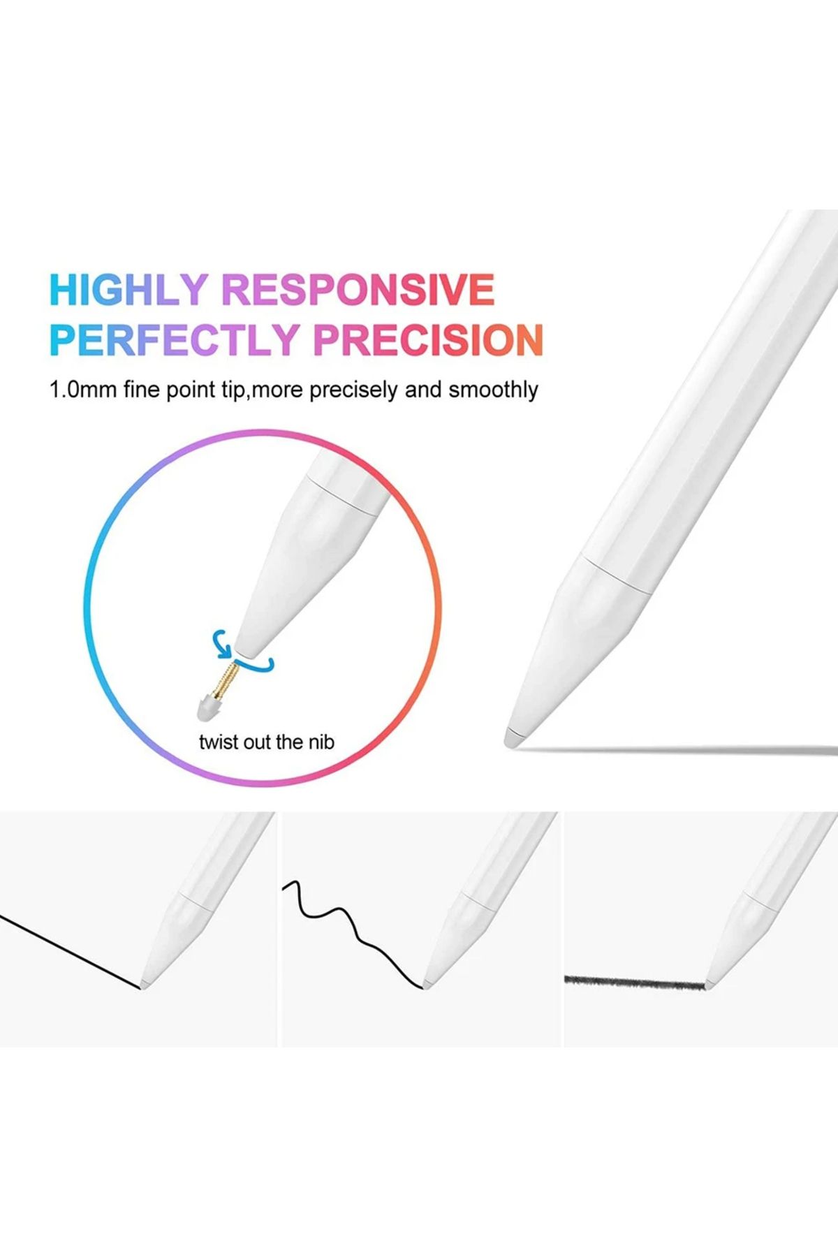 MMPSHOP-Stylus Precision Writing Drawing Tablet Pen Compatible with All Models 2