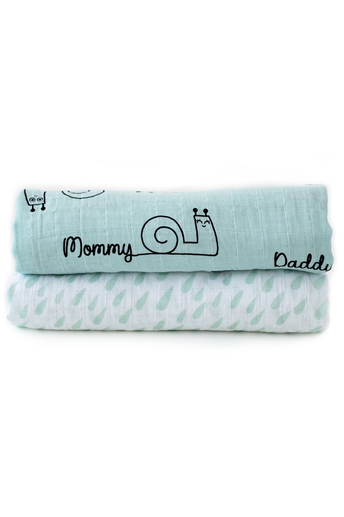 Milk & Moo-Milk&Moo Sangaloz Musselin Wickeldecke 2er-Set 3