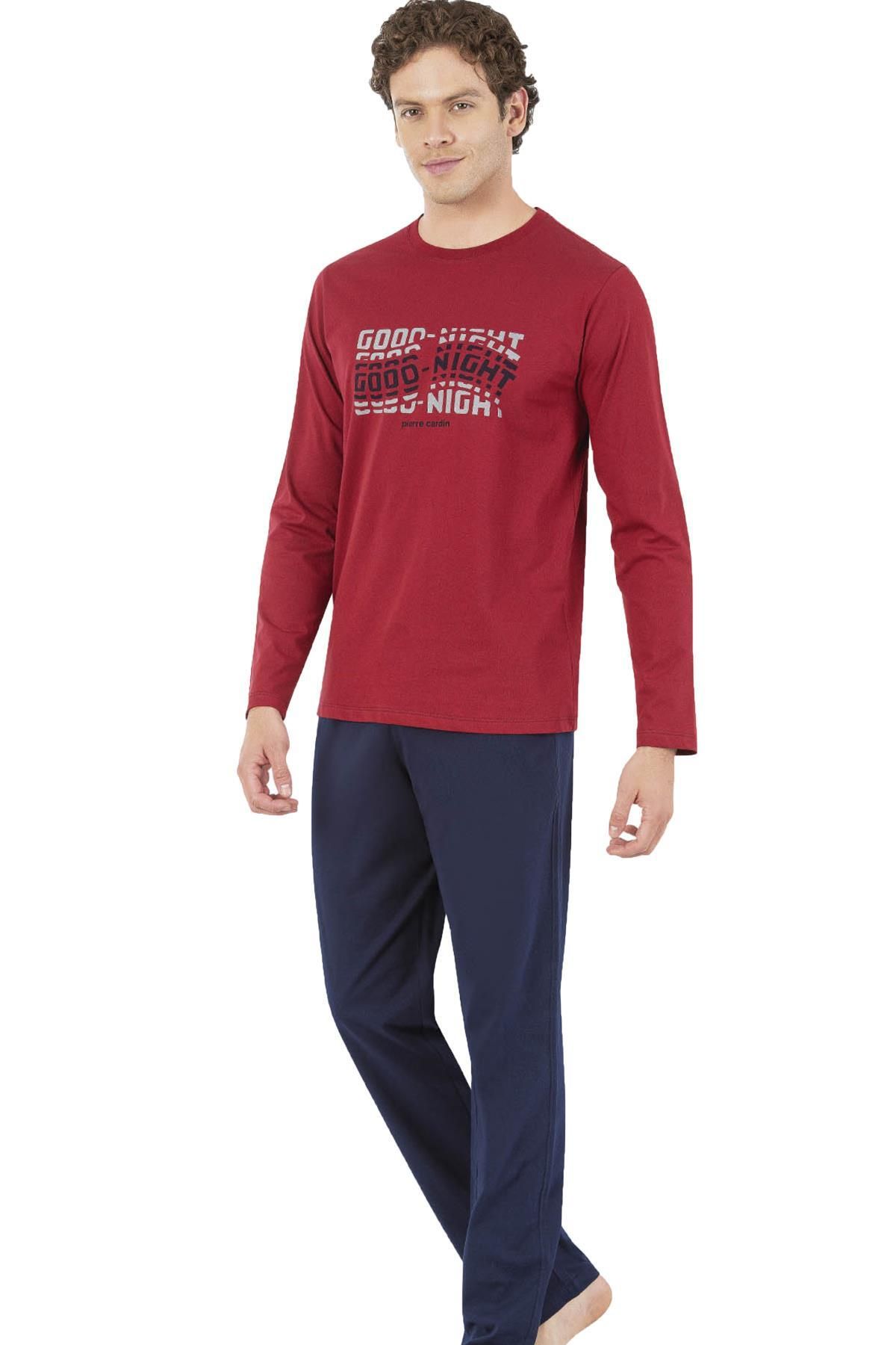 Pierre Cardin %100 Pamuklu Erkek Pijama Takım