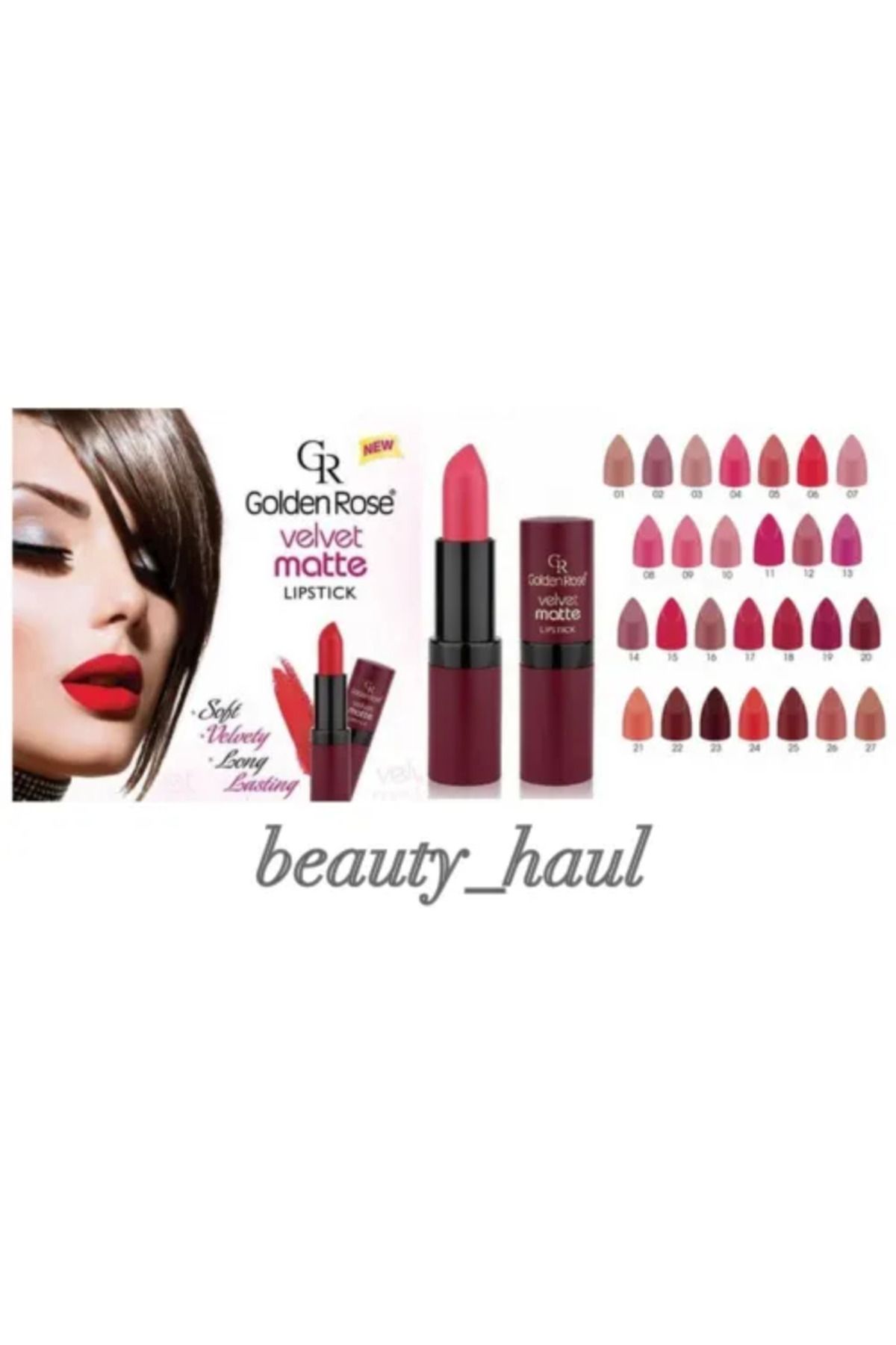 Golden Rose-VELVET MATTE LIPSTICK NO 11 SHINNING PINK 4