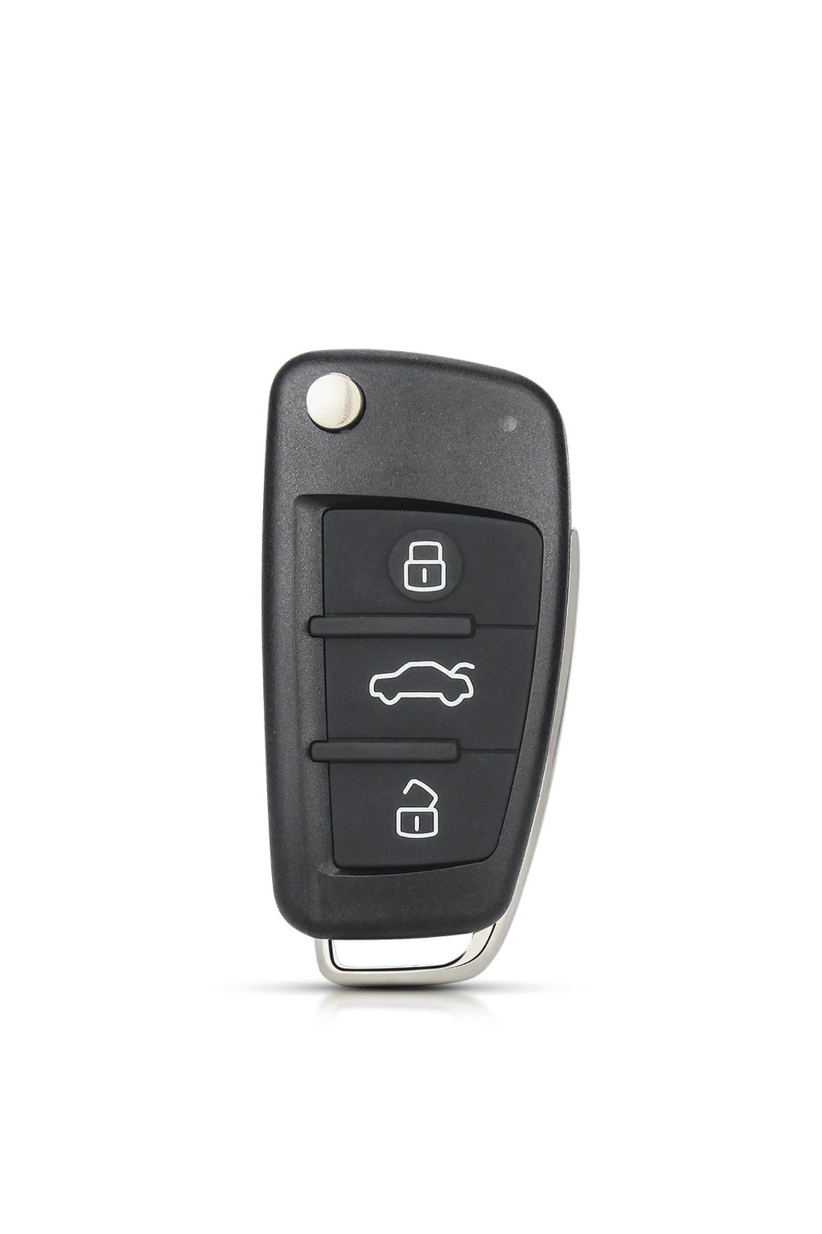 KEYYOU-Replacement Flip Remote Car Key Case Shell For Audi A2 A3 A4 A6 A6L A8 Q7 TT 8