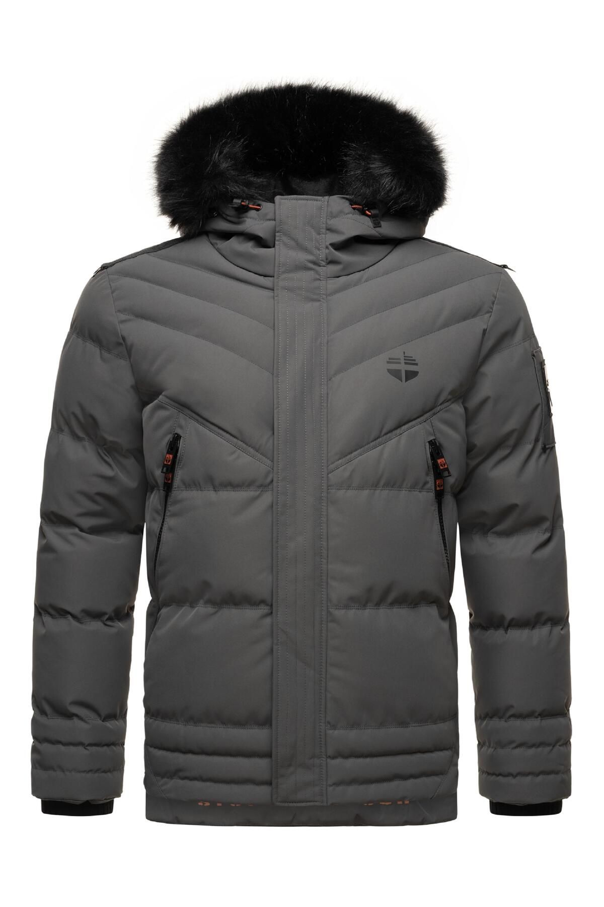 STONE HARBOUR-Winterjacke - Grau - Basic 4