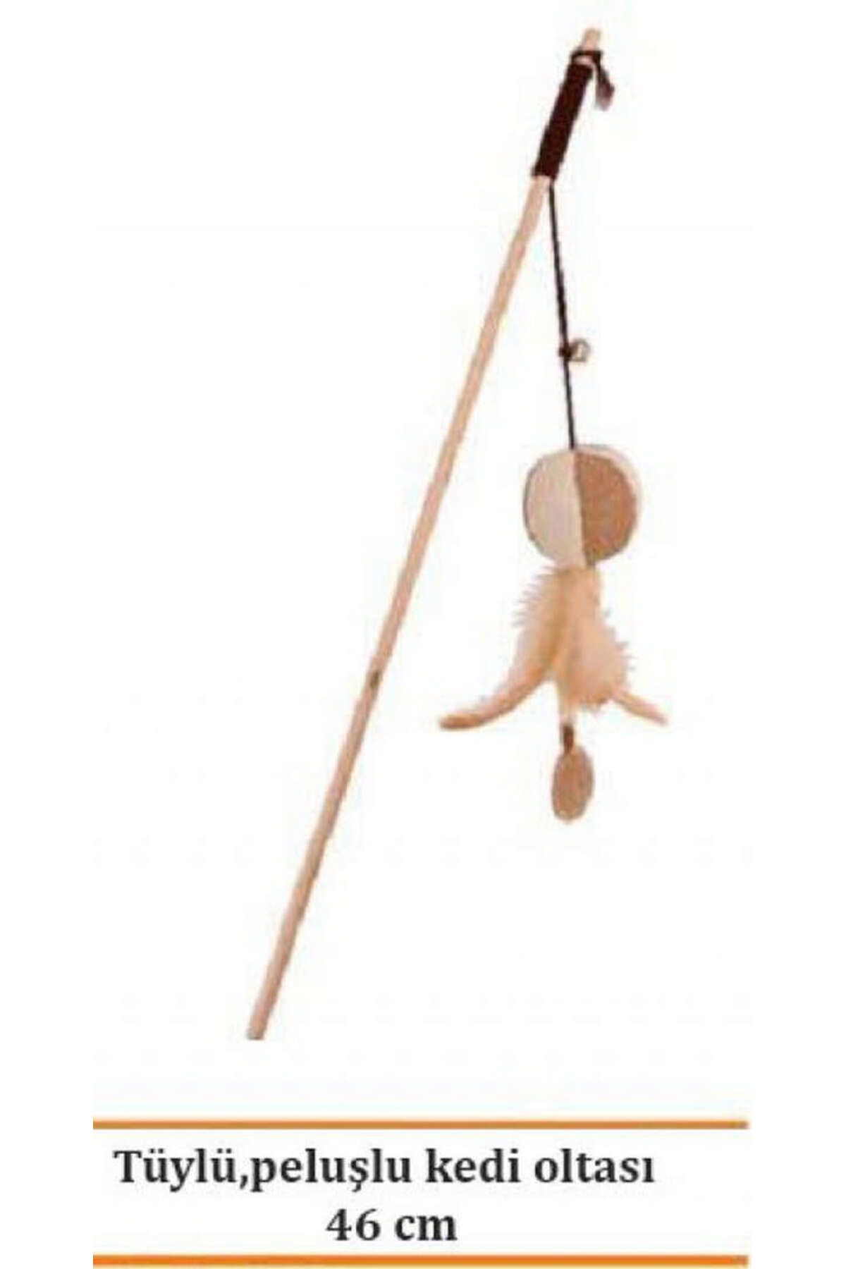 Eastland Tüylü Ve Peluşlu Kedi Oltası 46 Cm ZRNET