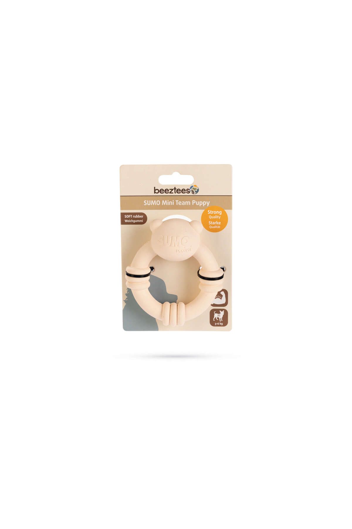 Beeztees Sumo Mını Dental Oyuncak Pembe 9,5x10,5 YKTSN