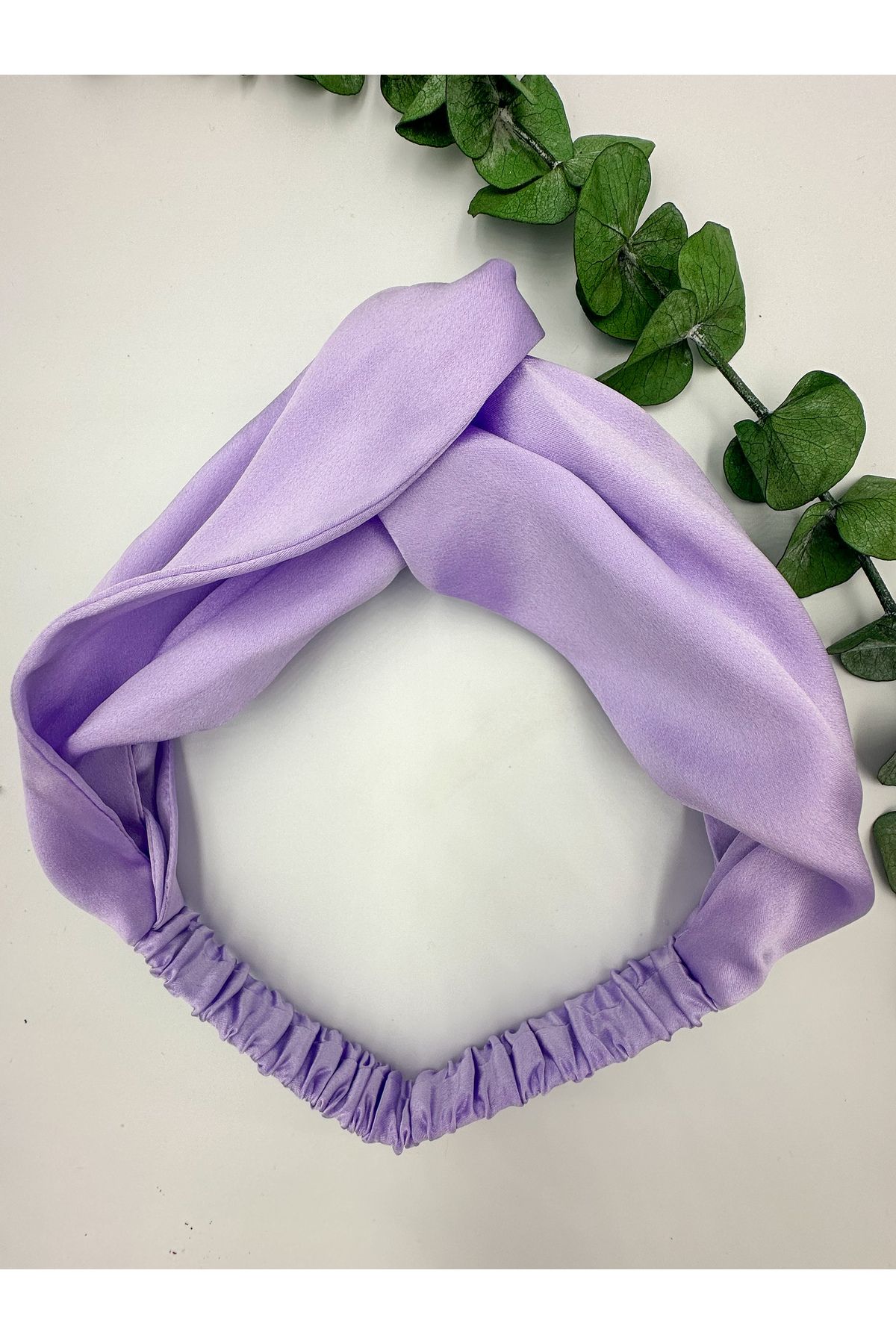 ICON SILK-100% Silk Hair Band (Violet) 3