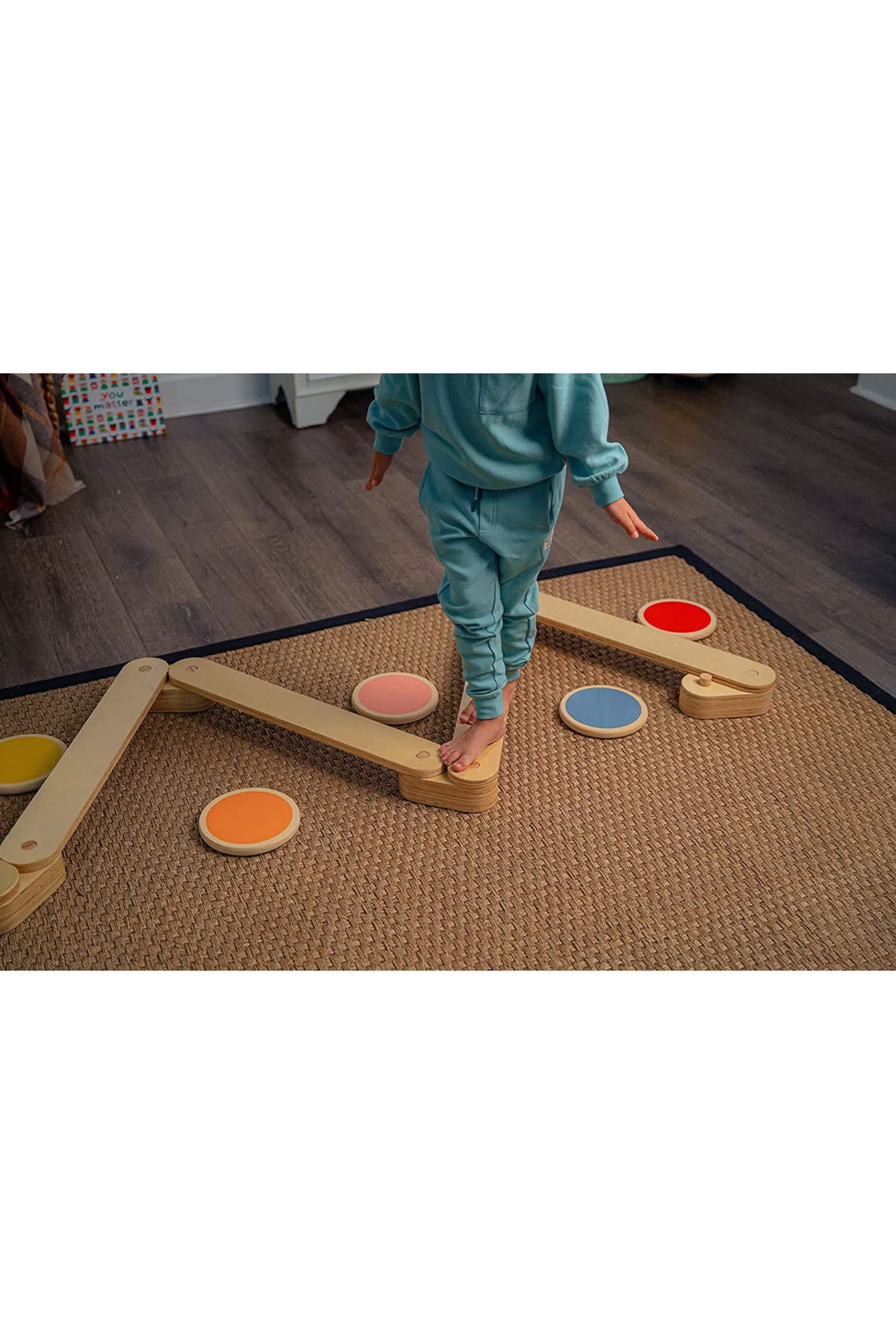 Galery Wood Montessori Ahşap Denge Kirişi (4 SOPA 4 TAŞ) fotoğrafı 5 (önizleme)
