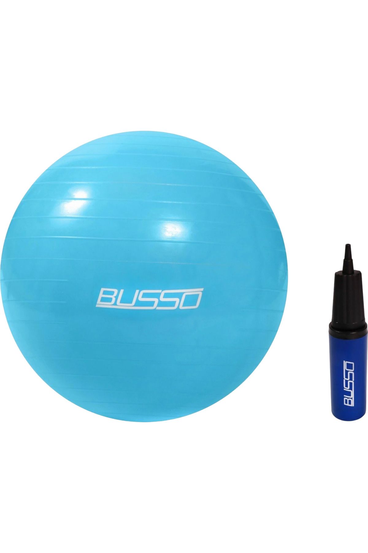 BUSSO Plates Topu 55cm GYM55 Mavi