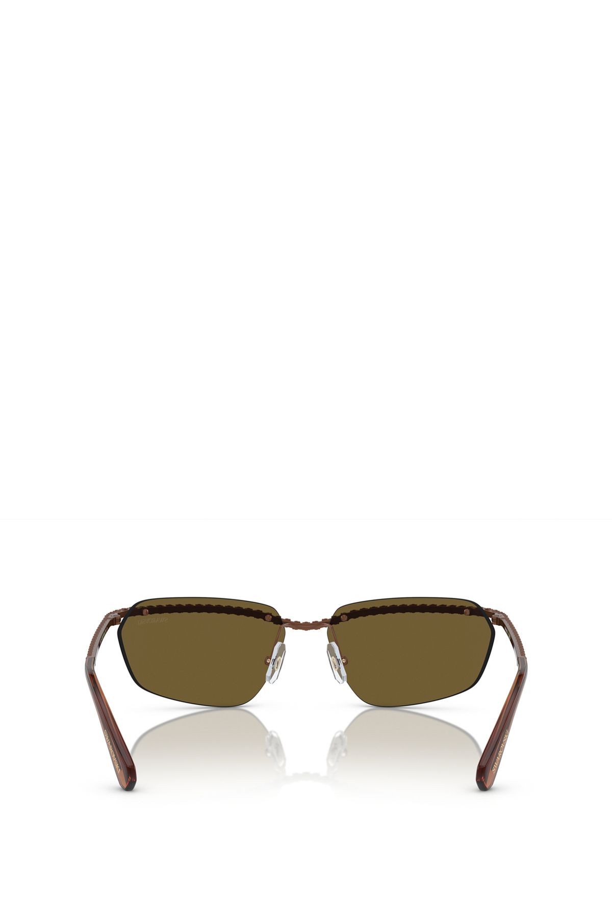 Swarovski-Sk7001 Geometric Brown Women's Sunglasses 4