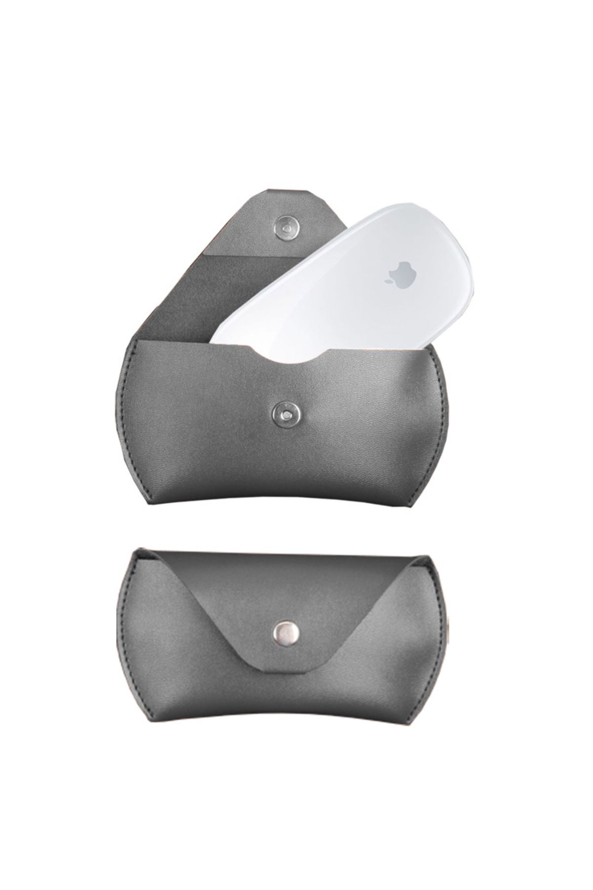Choice-For Apple Mouse Protective Case magic mouse 1/2 Generation Wireless Bluetooth Magnetic Leather Bag 7