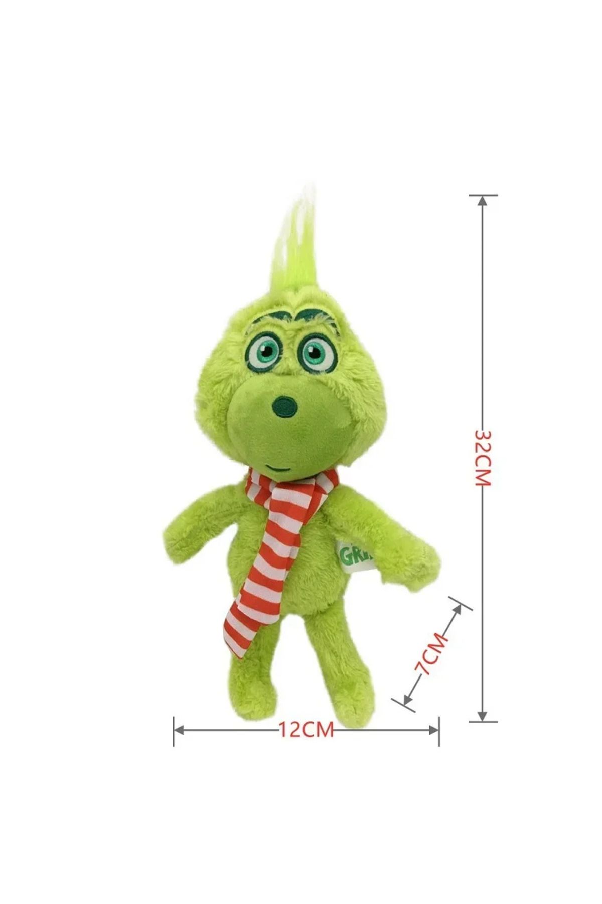 Choice-Green Shaggy Anime Figures Perfect Christmas Decoration Green Haired Monster Figurine Adorable Pl... 4