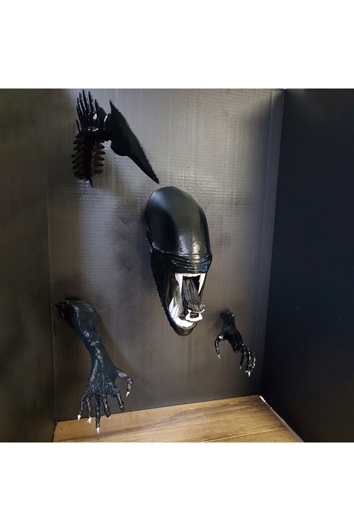 Choice-Wall decor giant xenomorph head xenomoprh wall art alien xenomoprh -xenomorph mask fa... 7