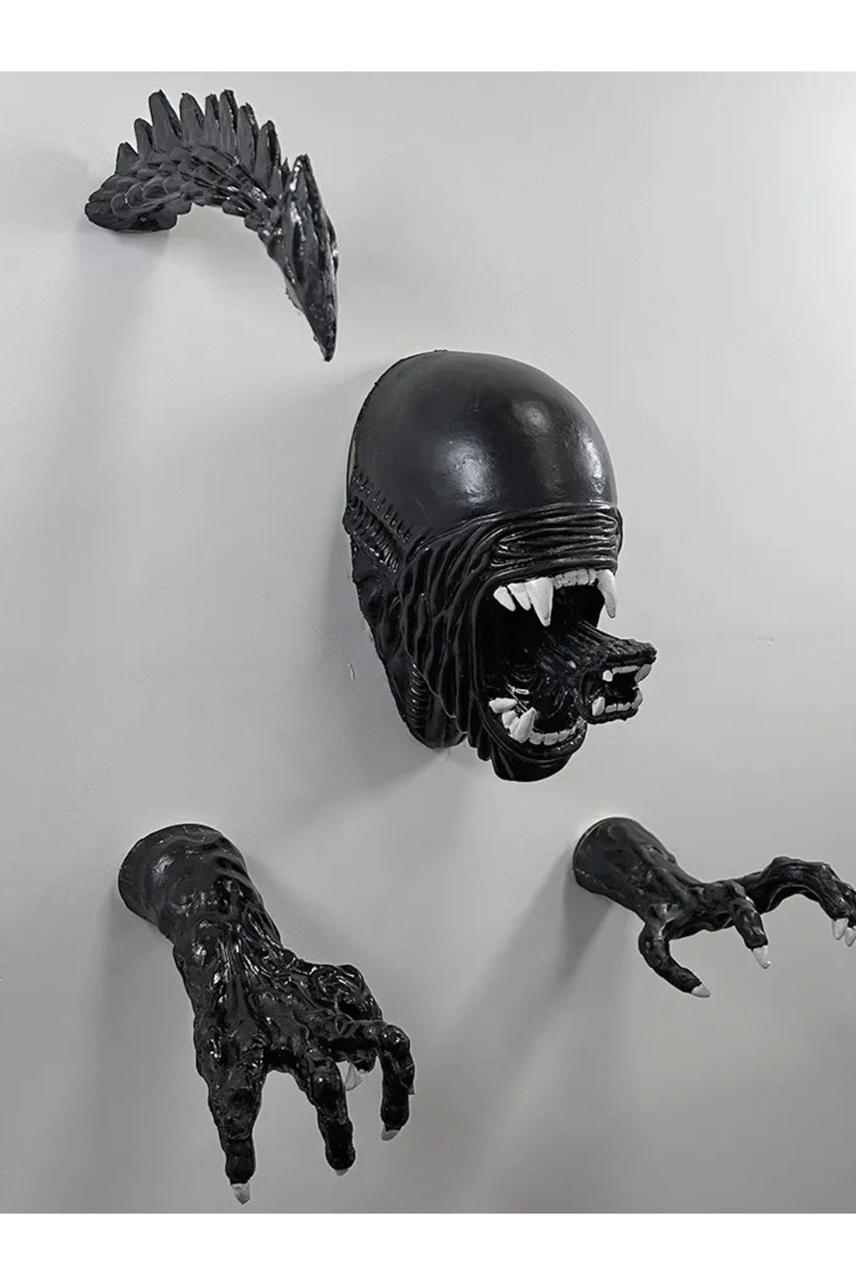 Choice-Wall decor giant xenomorph head xenomoprh wall art alien xenomoprh -xenomorph mask fa... 8
