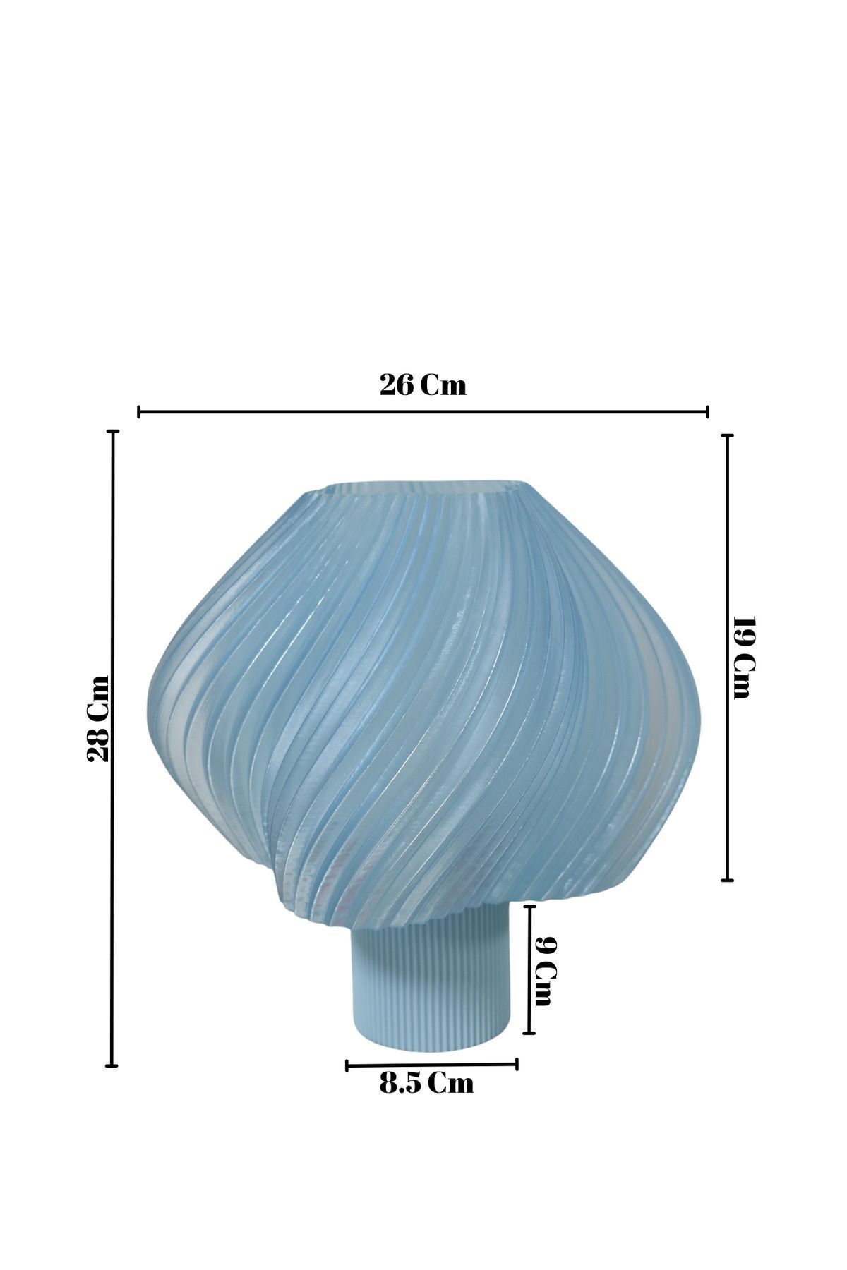 Deep Concept-Creamaura Soft - Light Blue Lampshade 4