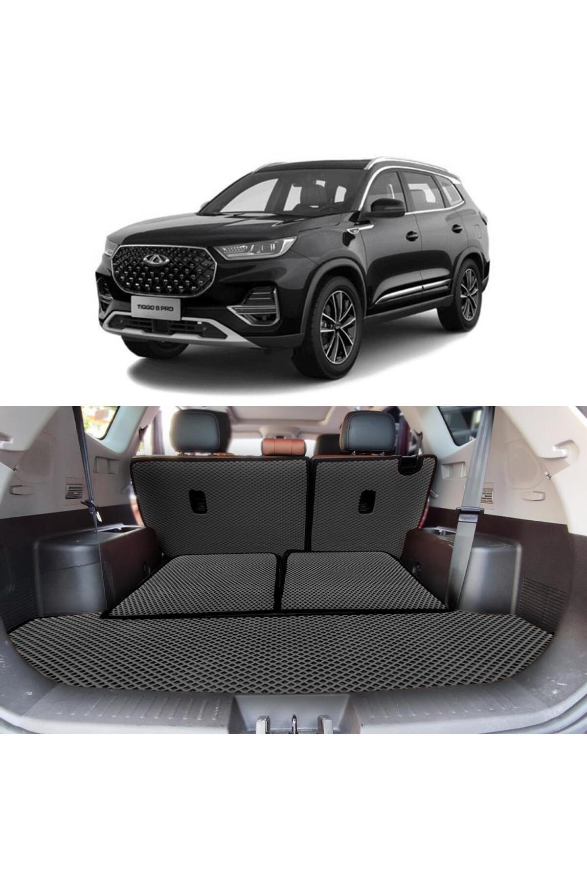 Bod Chery Tiggo 8 Pro Max Bagaj Havuzu Paspası 2024-sonrası Siyah 5 Parça