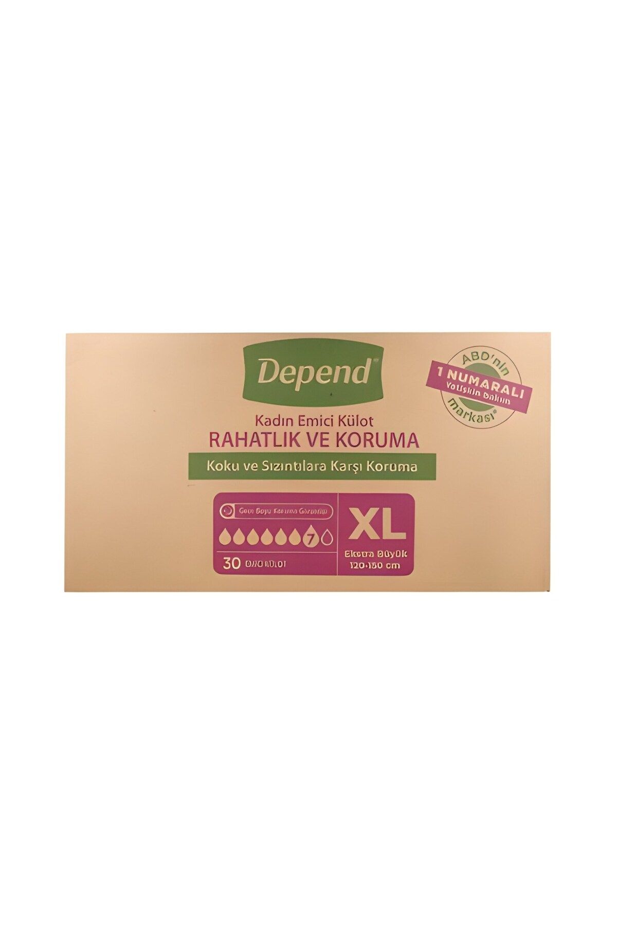 Depend Emici Külot Kadın Ekstra Büyük Boy 30 Lu X 2 Adet