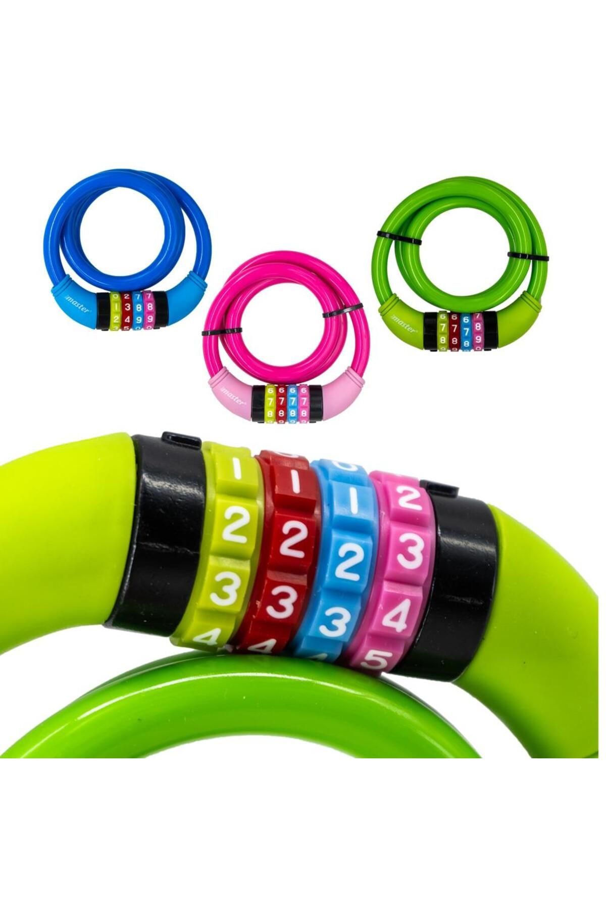Master-500950   Combination Bicycle Lock 12mm X 80cm 7