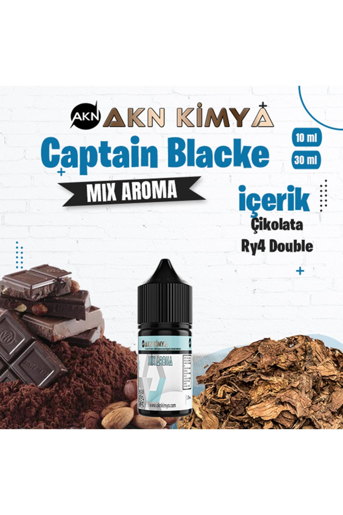 akn kimya Captain Blacke Mix Aroma Gıda Aroması 10 ml