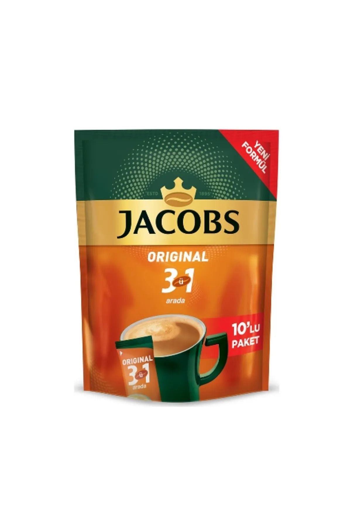 Jacobs 3Ü1 ARADA EKO POŞET 10'LU KAHVE 1 KOLİ (16 POŞET*10'LU)