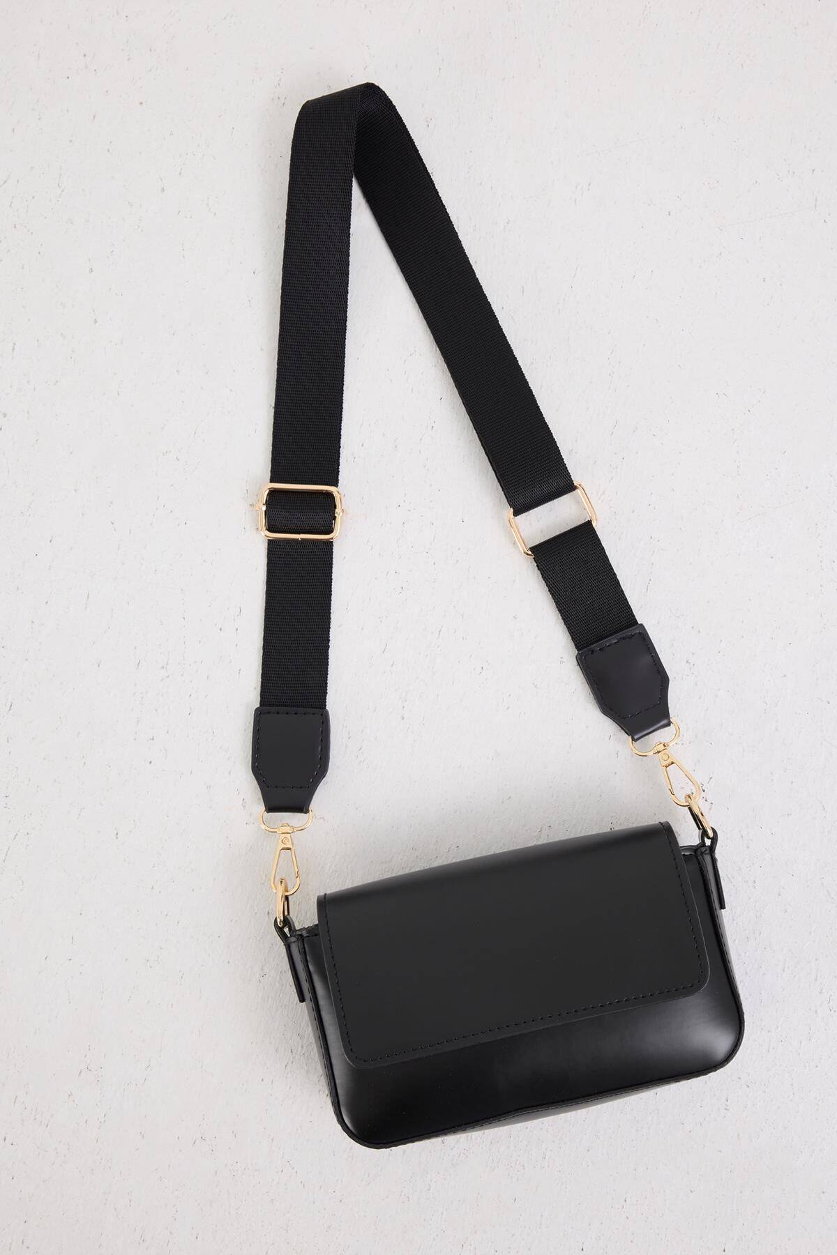 Addax-Snap Closure Mini Shoulder Bag Ç07-G8 3