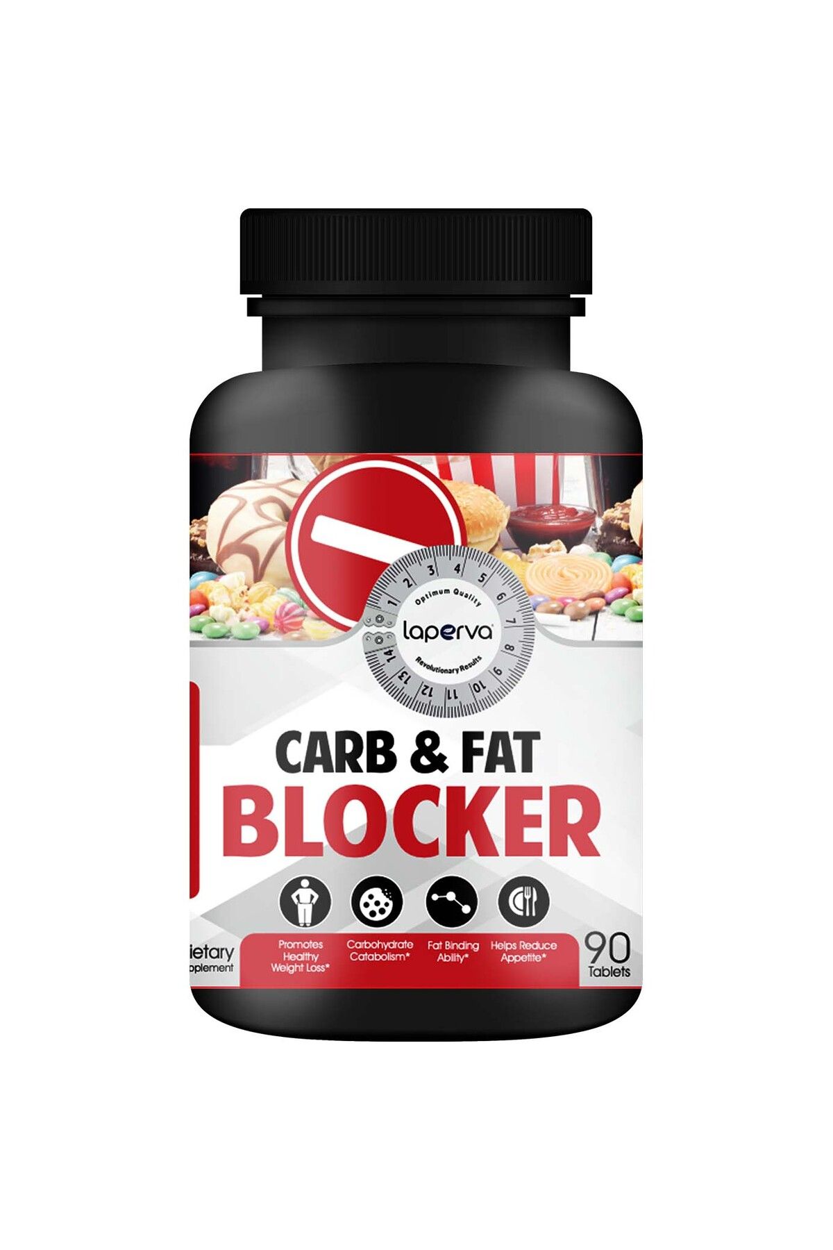 Laperva-Carb and Fat Blocker, 90 Tablets 1
