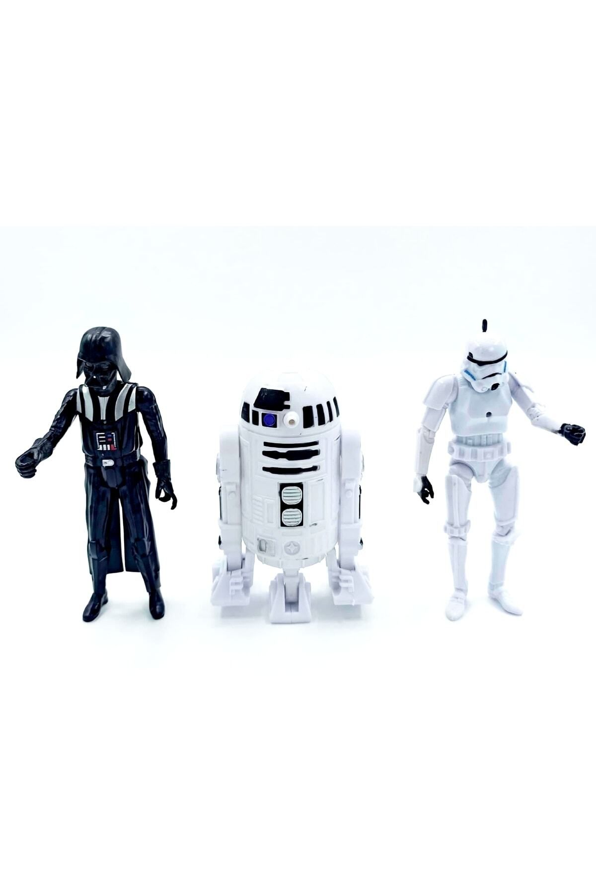 toysandmore-Darth Vader, Stormtrooper, Chewbacca, R2 D2 C-3Po Star Warriors - Character Set 2