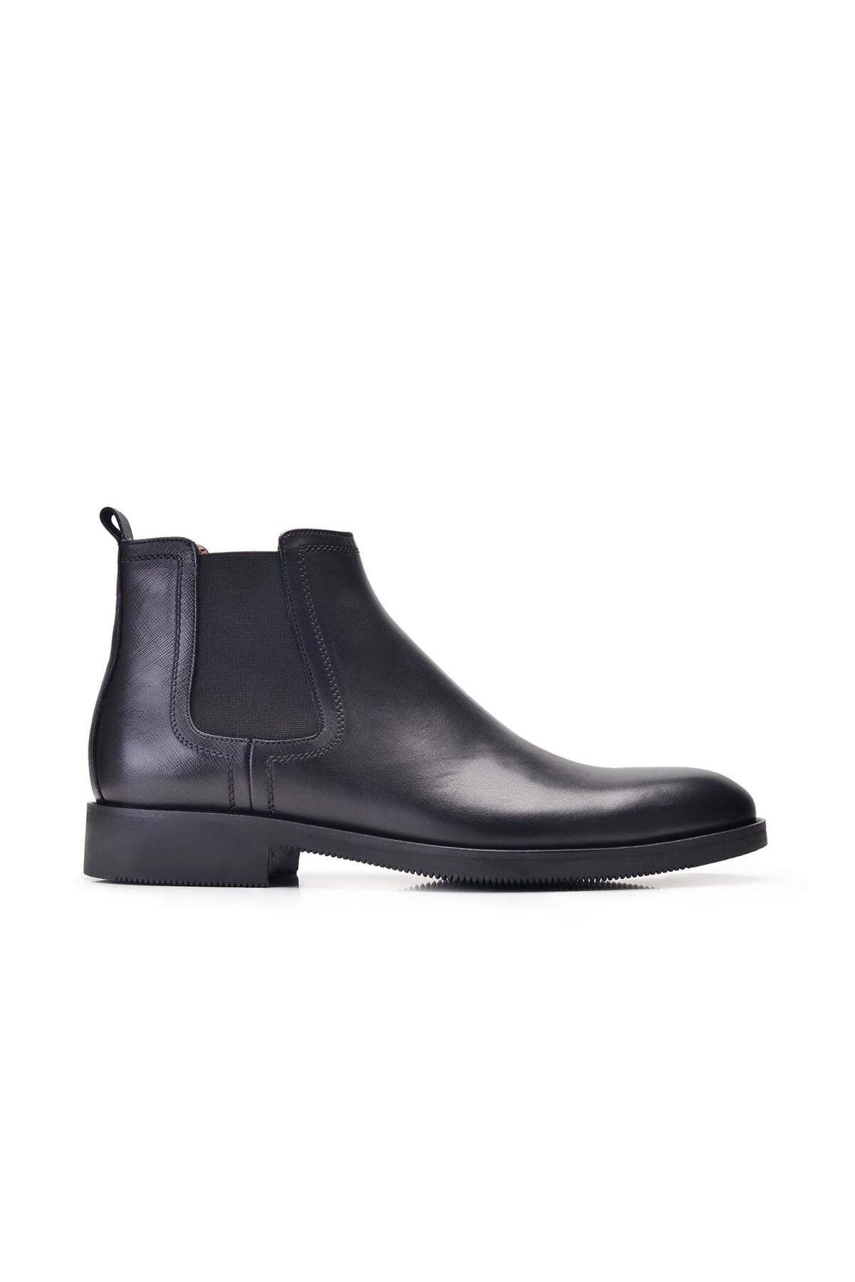 Nevzat Onay-Black Classic Chelsea Men's Boots -11993- 1