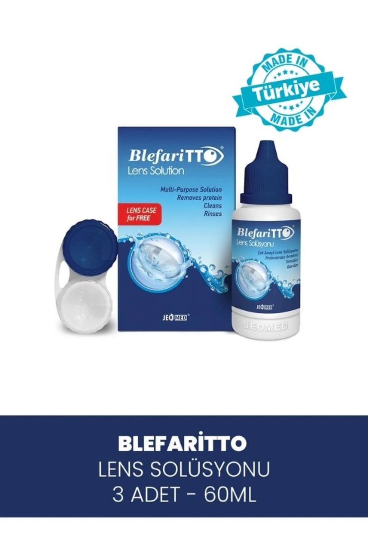 BLEFARİTTO Lens Solüsyonu 60 Ml 3 Adet