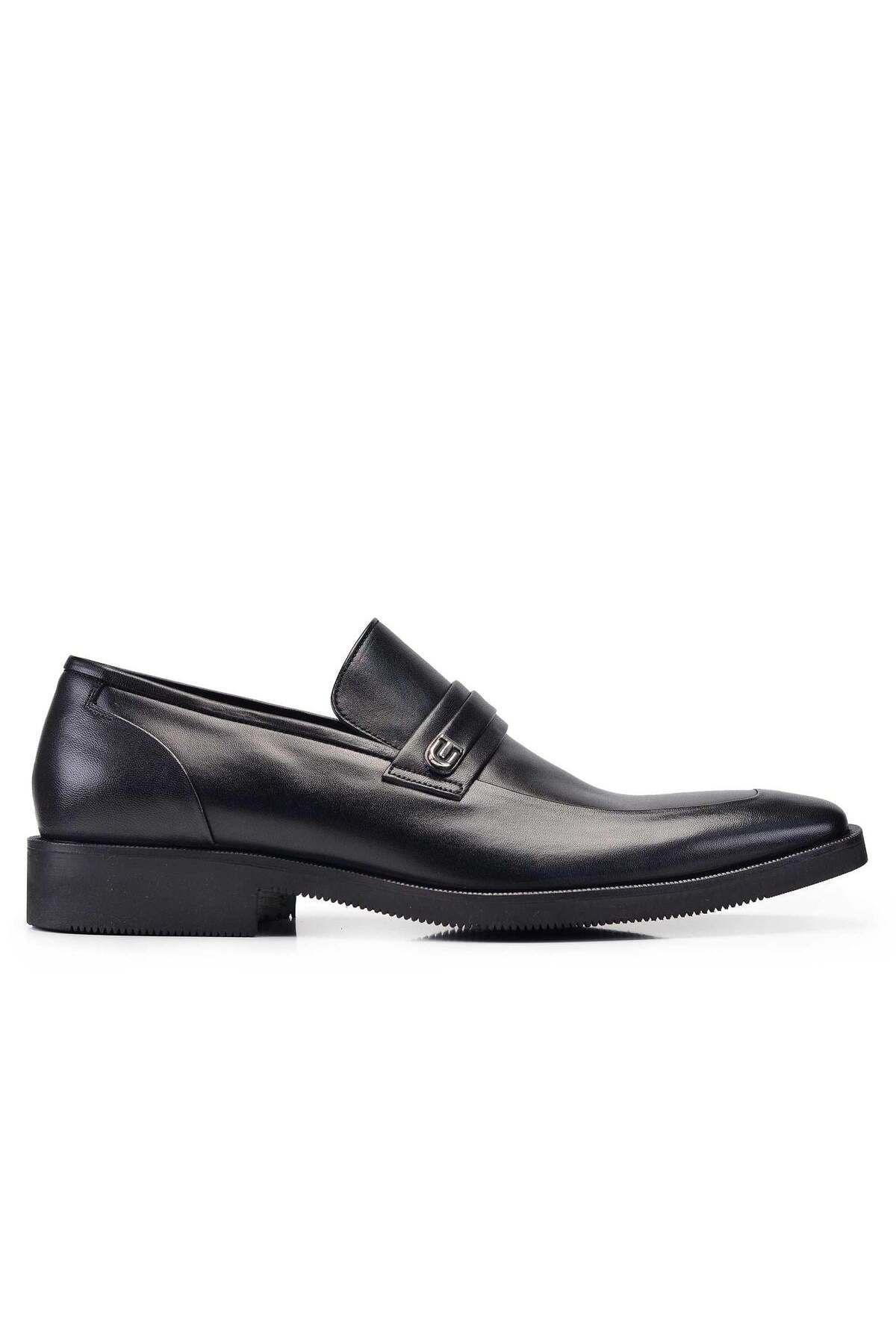 Nevzat Onay-Black Casual Loafer Men's Shoes -11341- 1