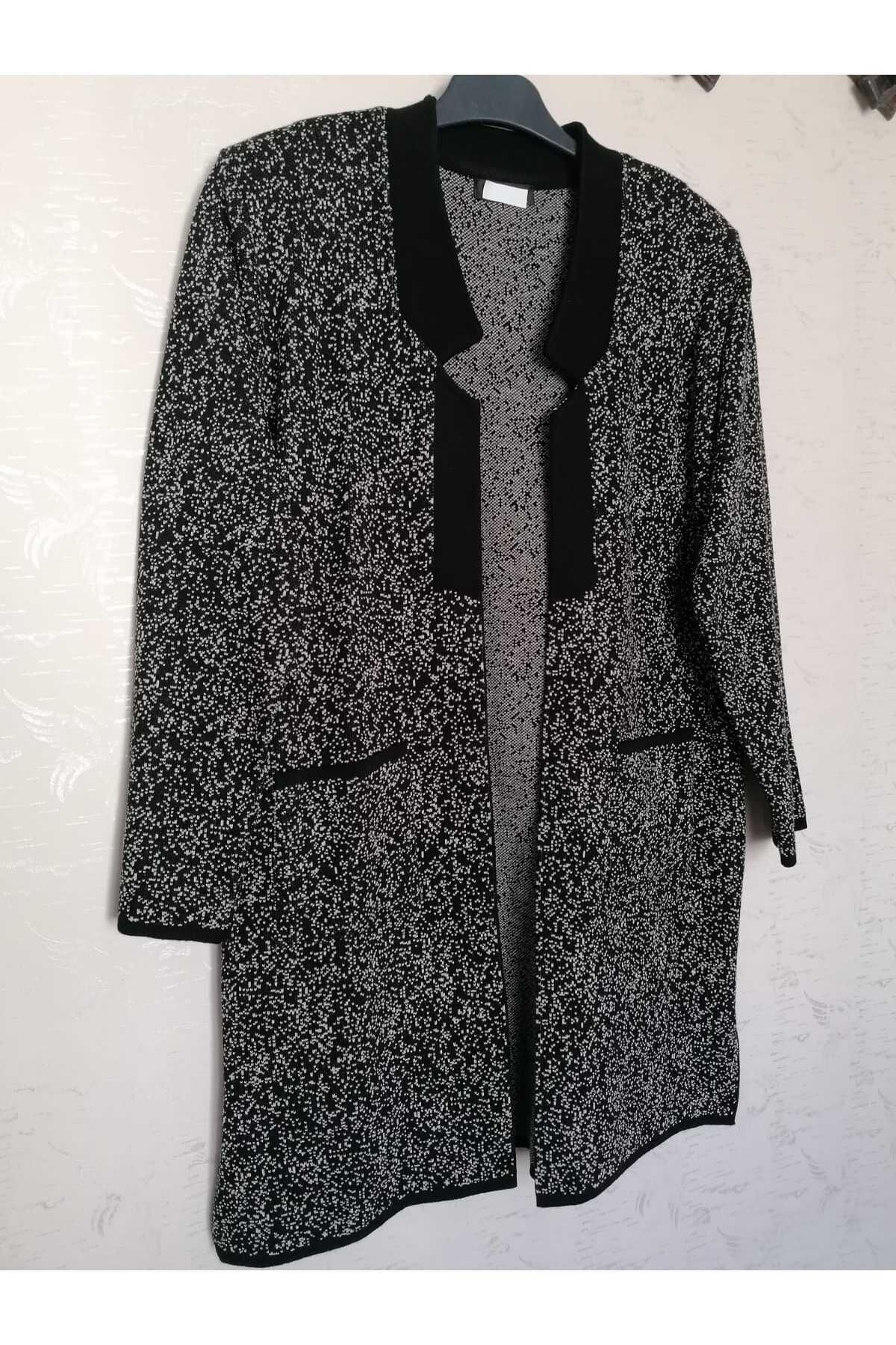 anne moda ankara-Χειμώνας, Λεπτός, 1ος. ποιότητα, Μάλλινο μείγμα, Πλεκτό Παλτό 3