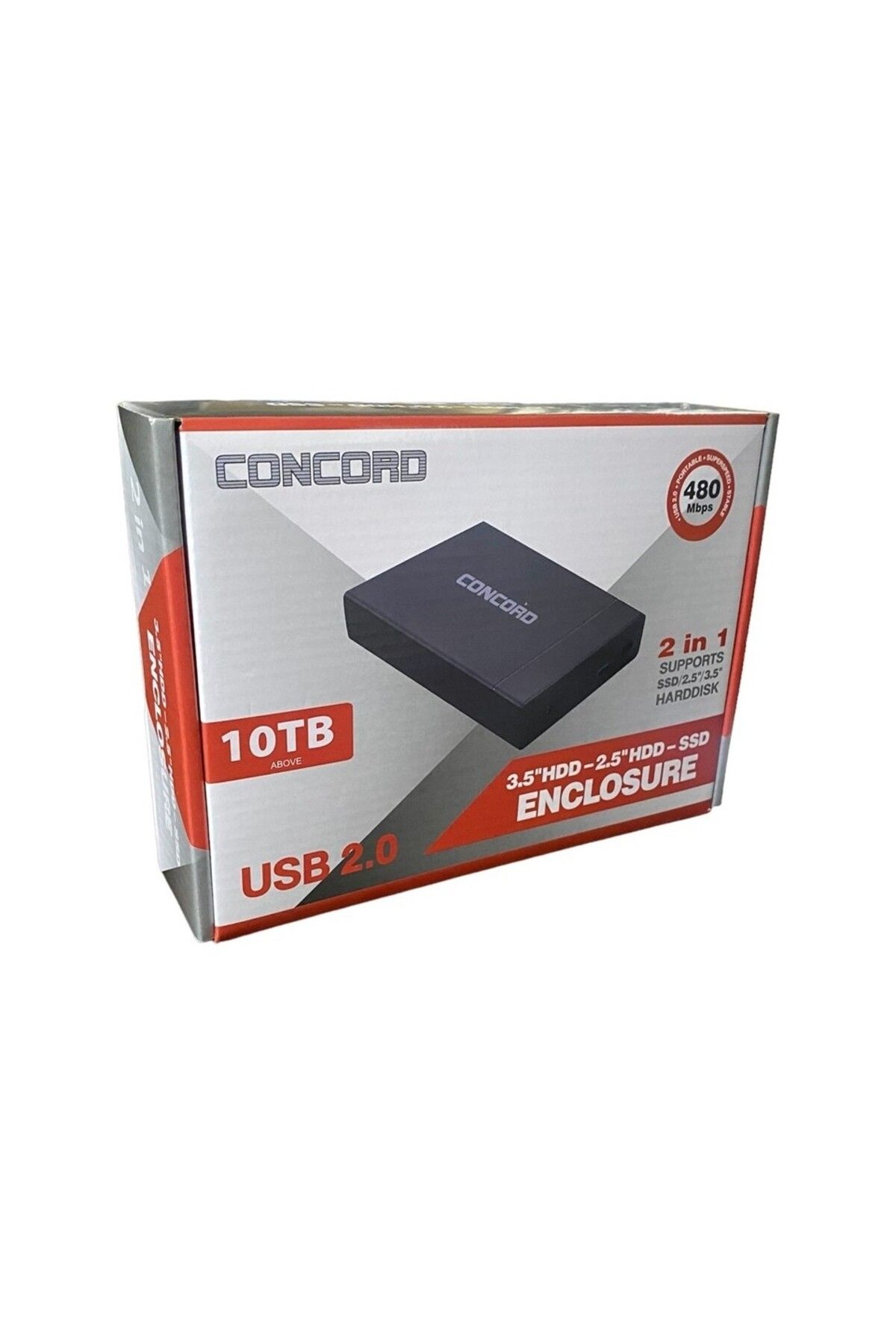 Concord C-702 Pc 3.5" USB 2.0 Taşınabilir Hard Disk HDD Kutusu