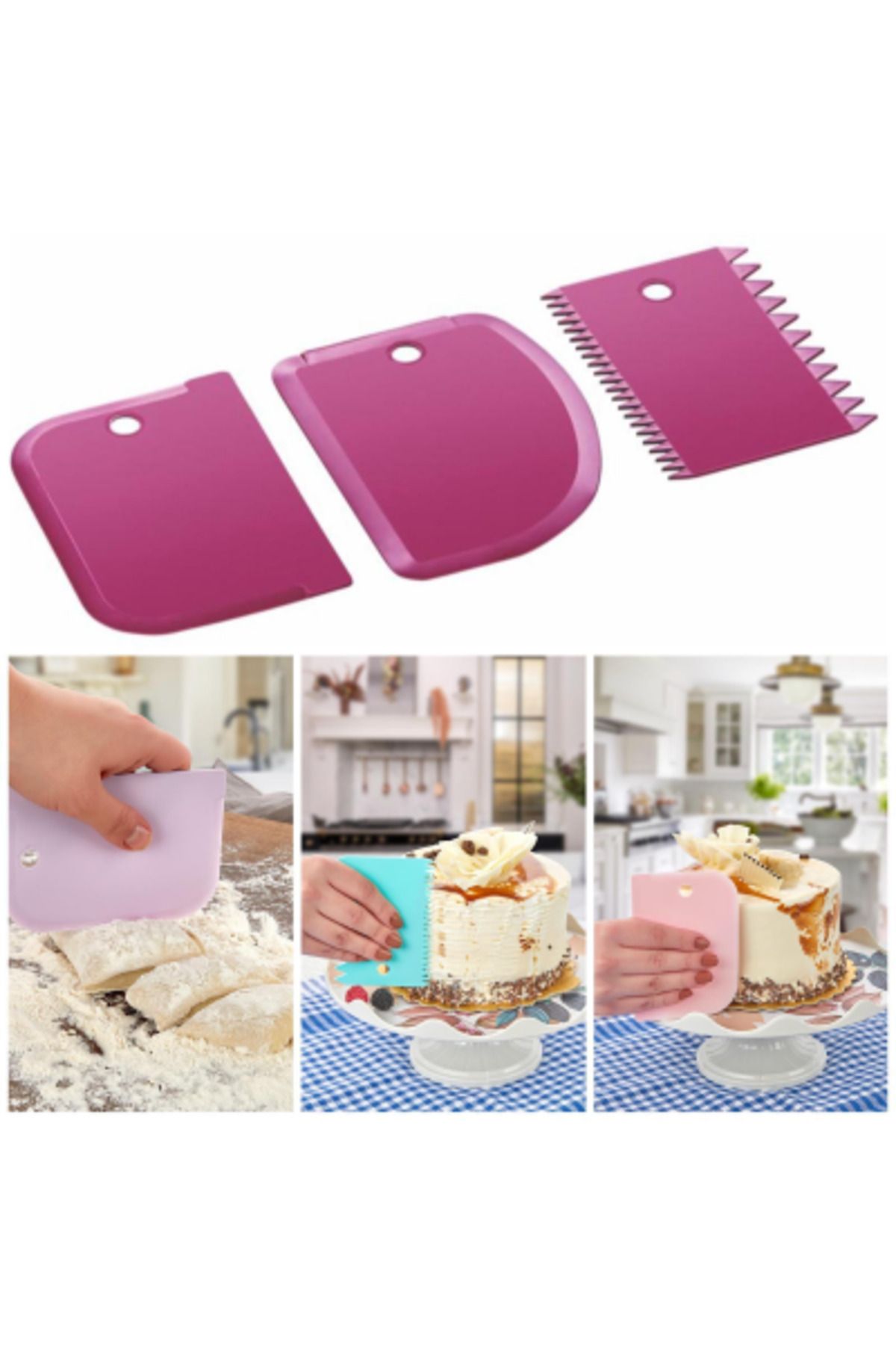 KutuluStore PARÇA PLASTİK ST HAMUR KESİCİ - KAZIYICI (5168)