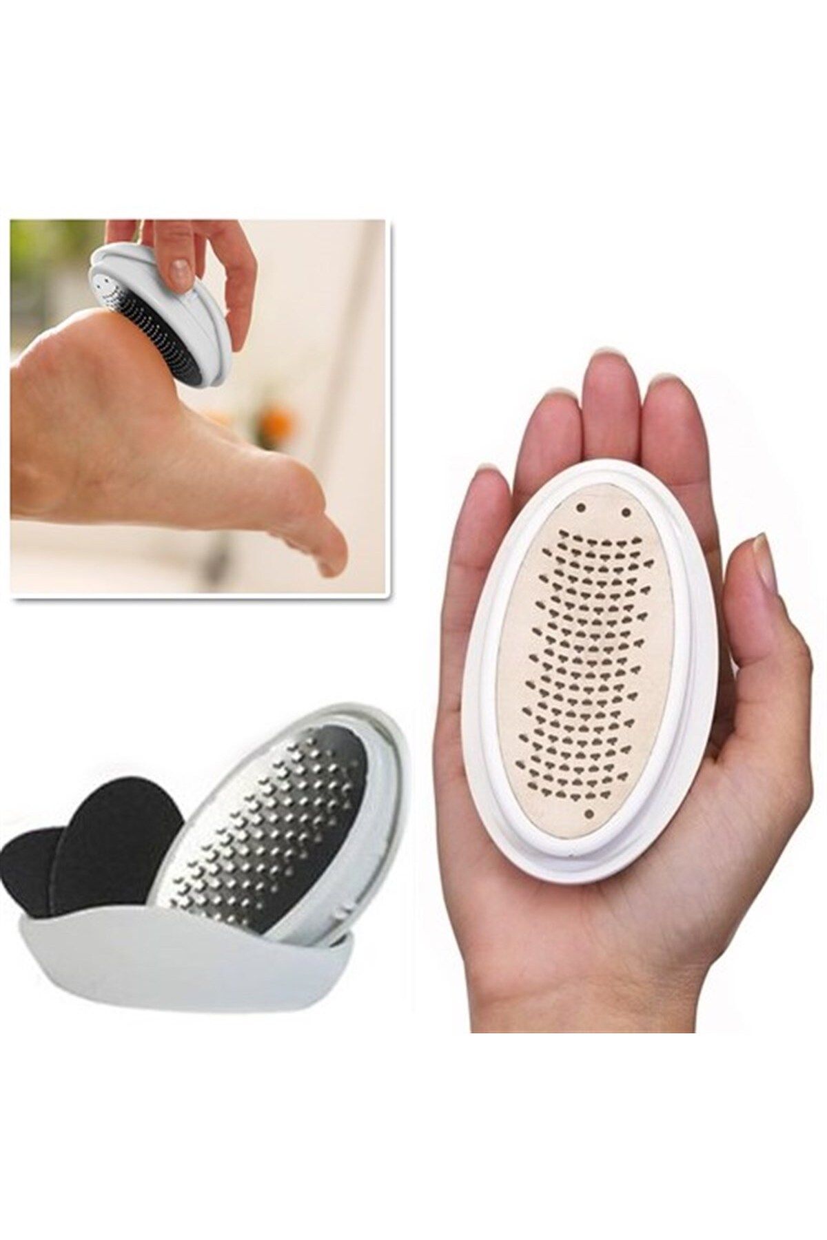 Qirora-Practical Easy Foot Care File Heel Grater Care Tool (4614) 5