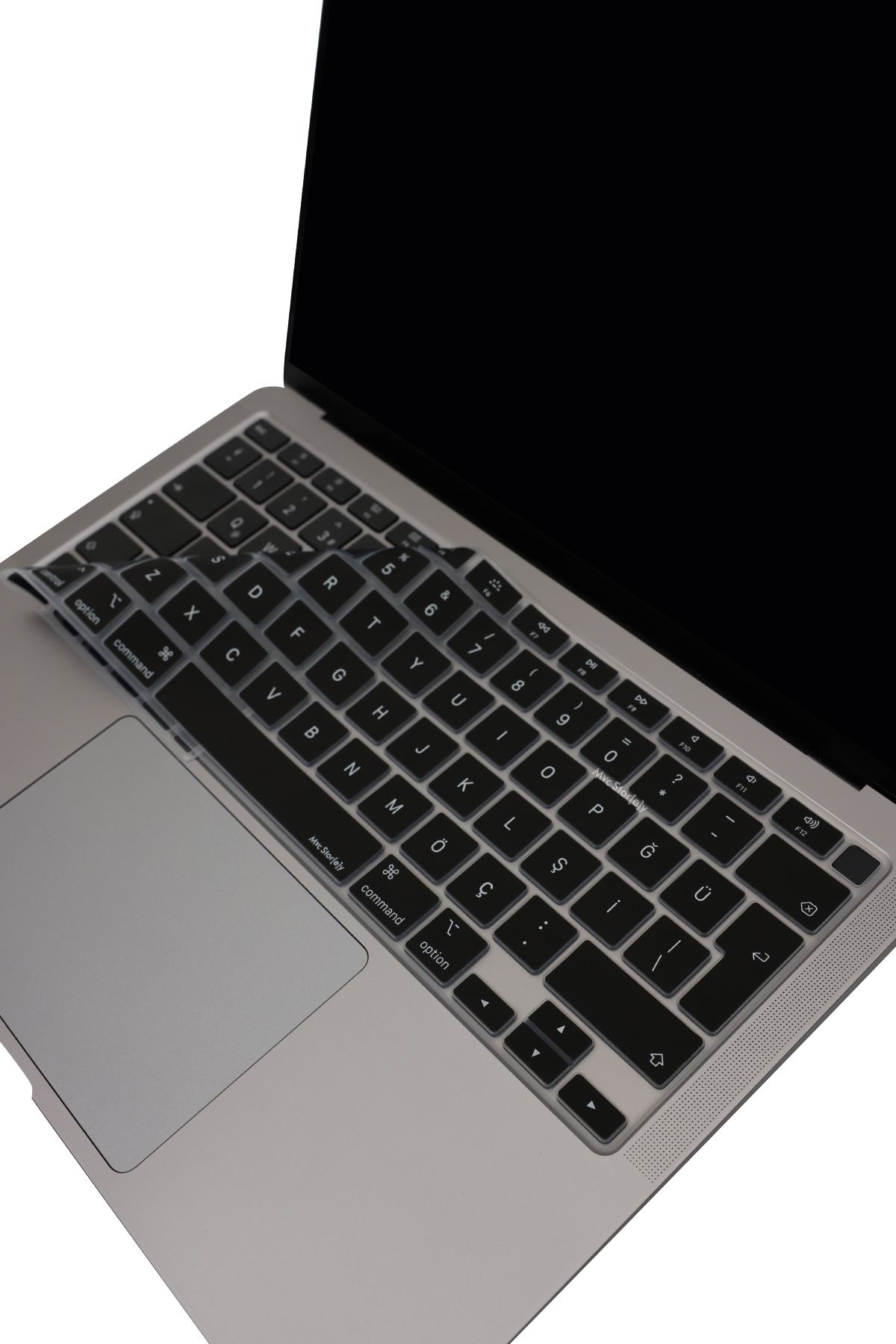 Mcstorey Macbook Air M1 13inç Klavye Koruyucu (TÜRKÇE Q) Touchıd'li A2179 A2337 Ile Uyumlu